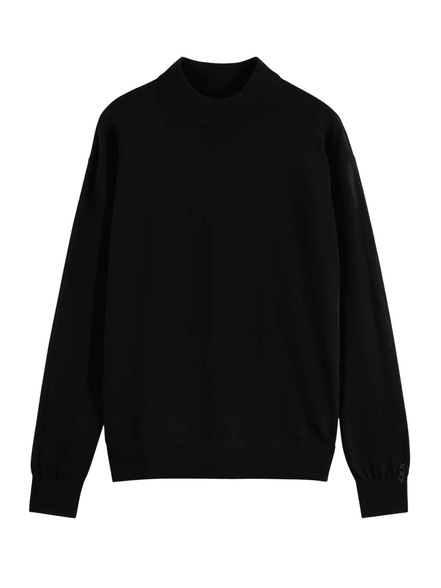 Core - Dropped Shoulder Mock Neck Pullover - Scotch & Soda South Africa