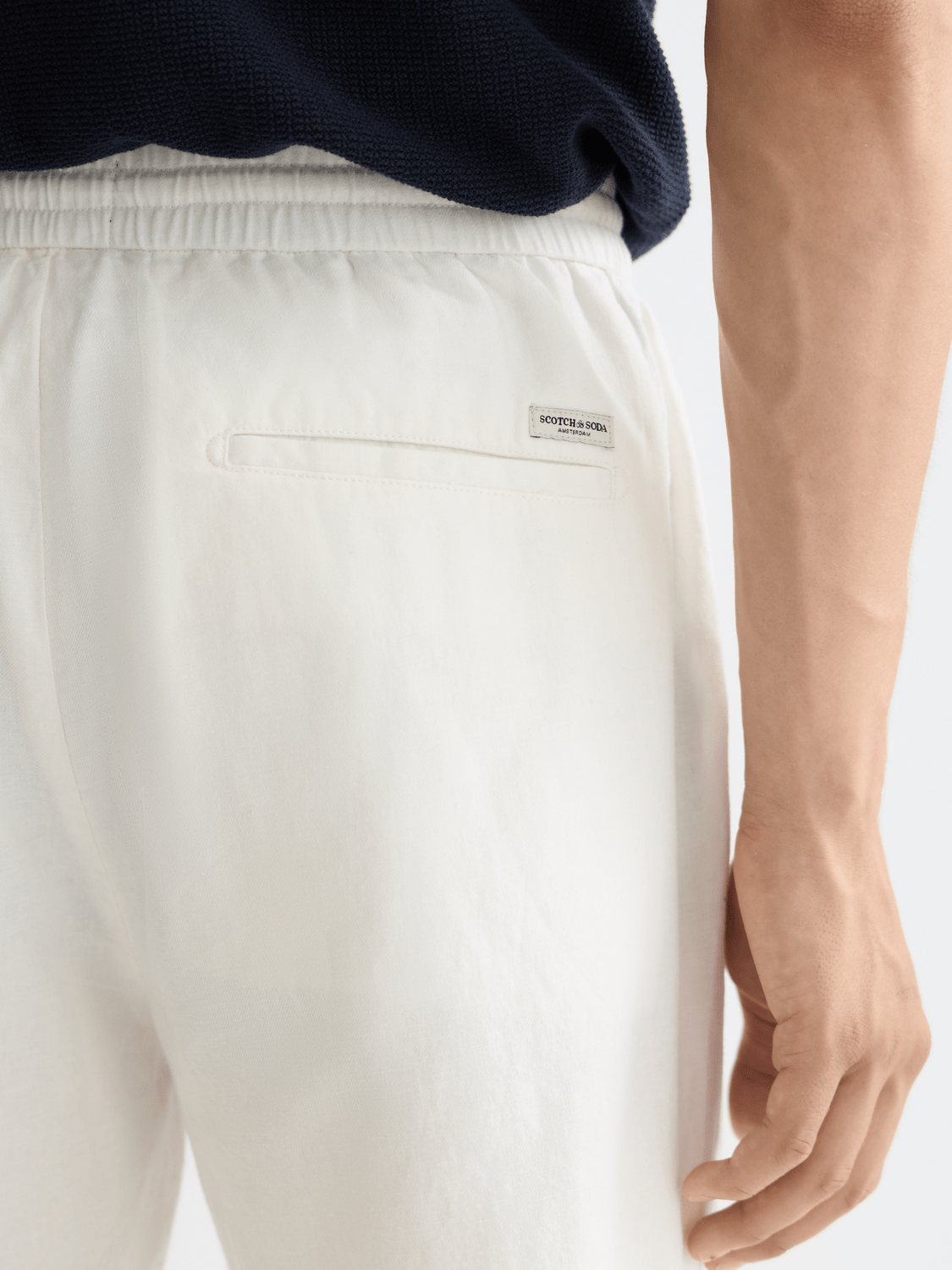 Core - Fave - Cotton-Linen Twill Bermuda Short - Scotch & Soda South Africa