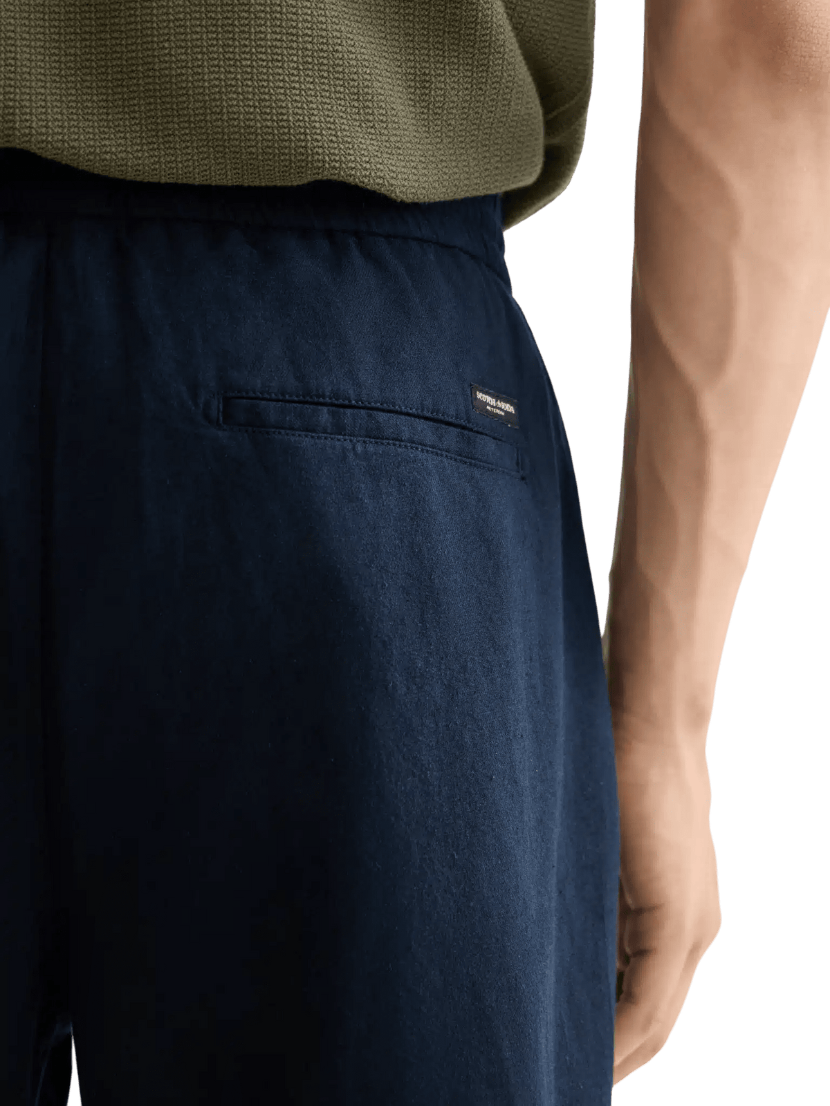 Core - Fave - Cotton-Linen Twill Bermuda Short - Scotch & Soda South Africa