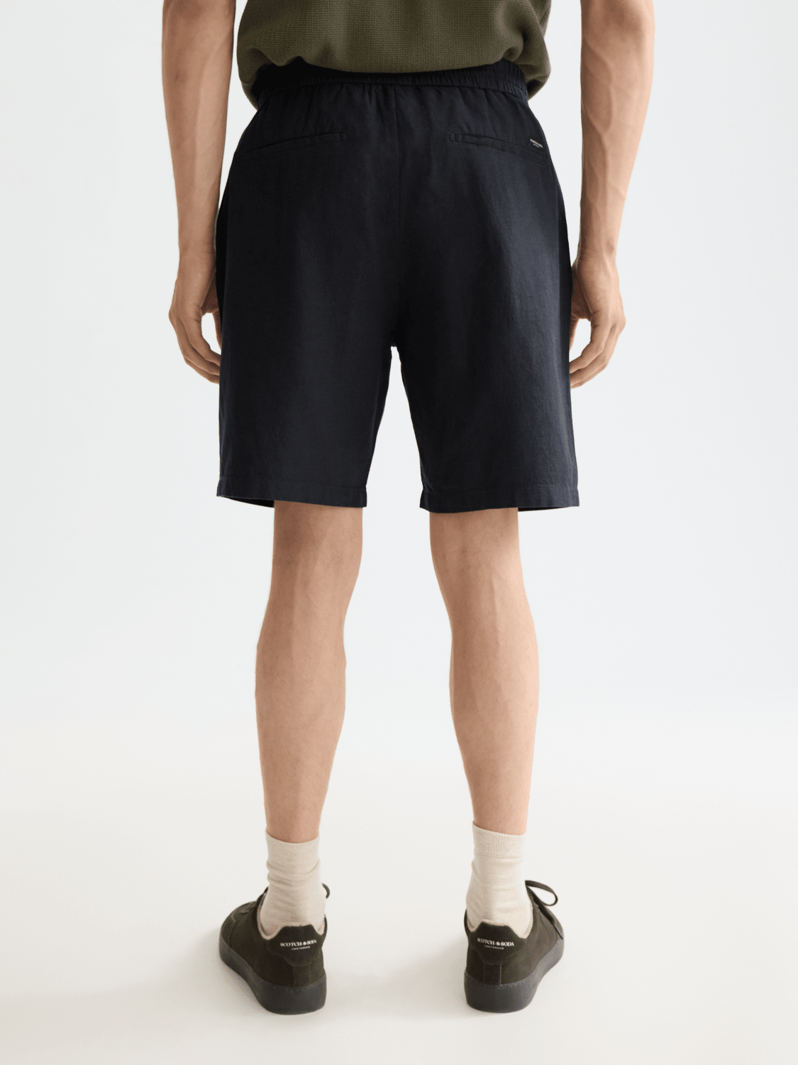 Core - Fave - Cotton-Linen Twill Bermuda Short - Scotch & Soda South Africa