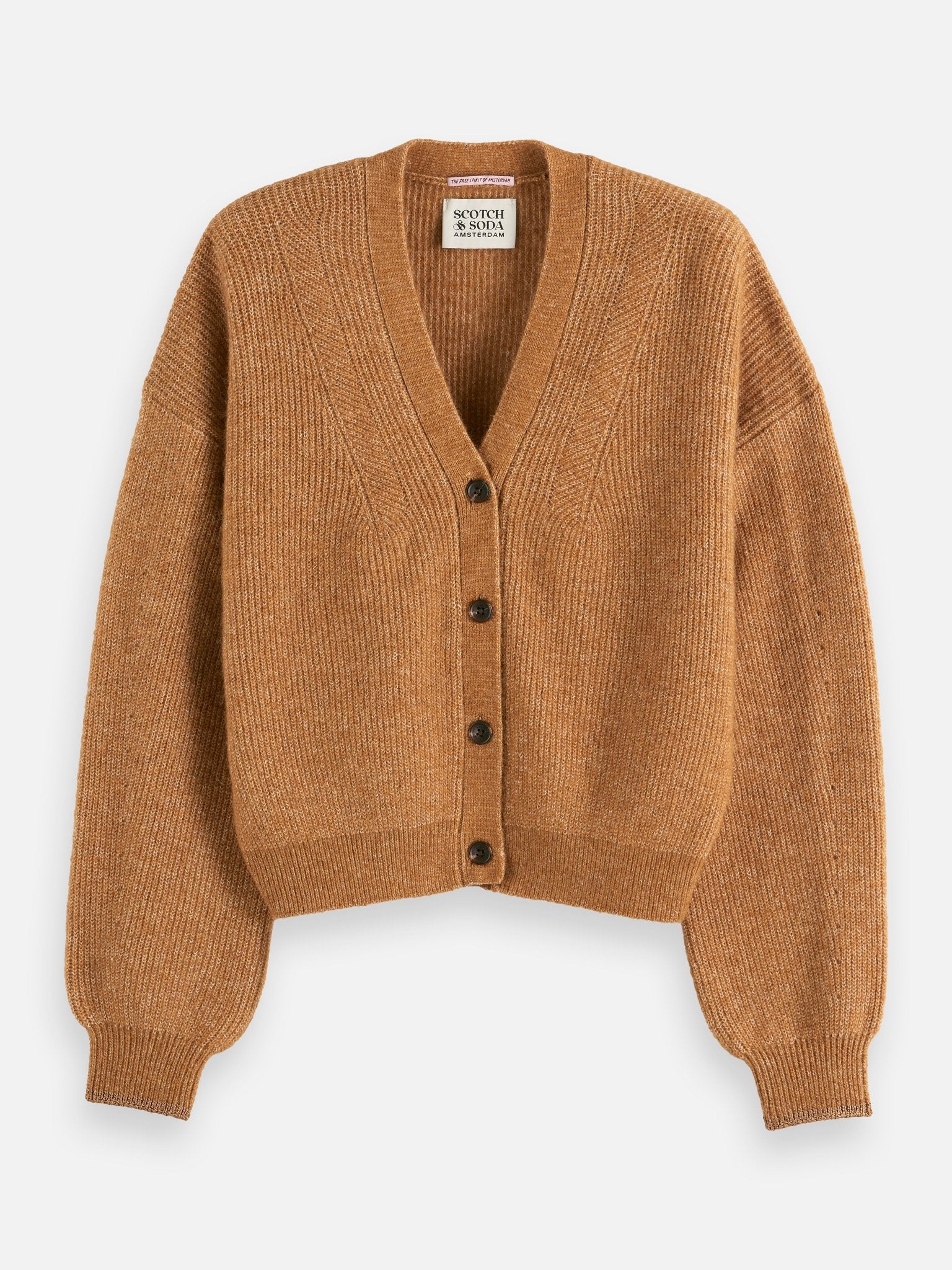 Core Fuzzy Relaxed Cardigan - Scotch & Soda South Africa