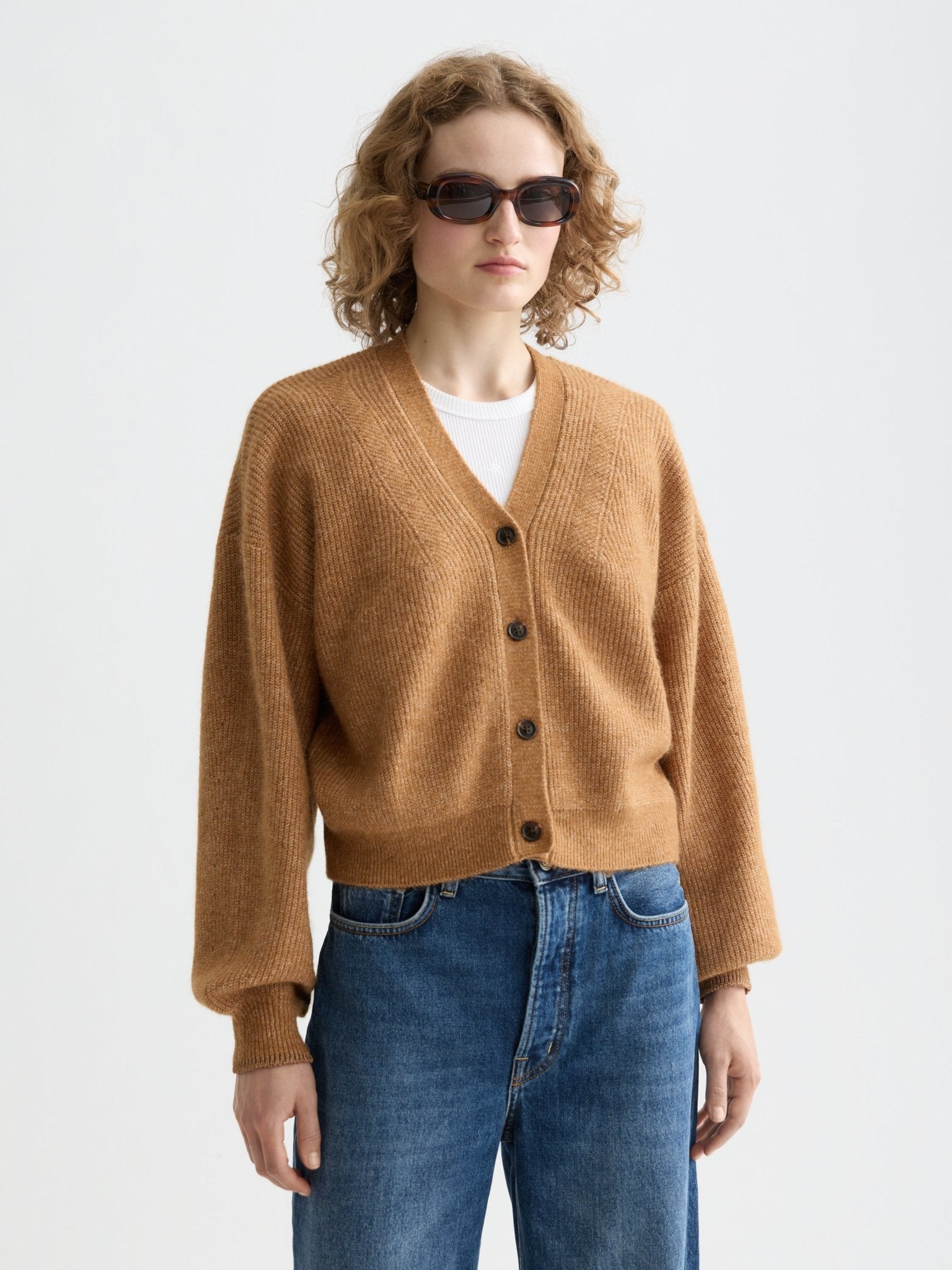Core Fuzzy Relaxed Cardigan - Scotch & Soda South Africa