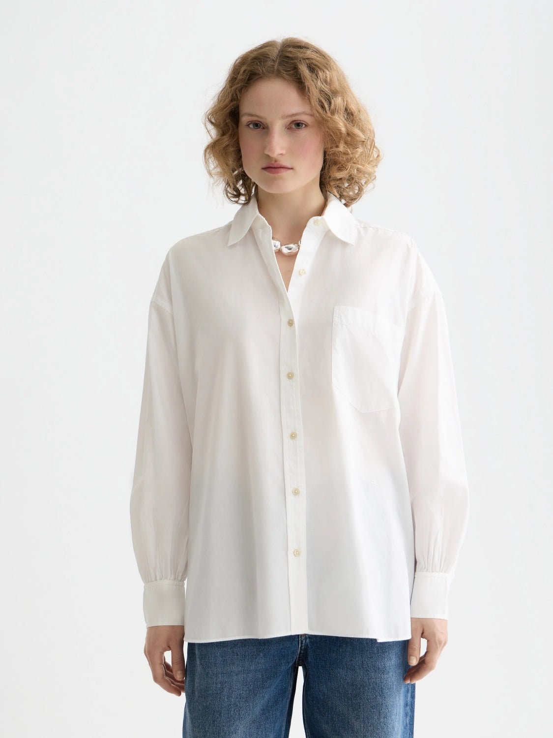 Core Girlfriend Poplin Shirt - Scotch & Soda South Africa