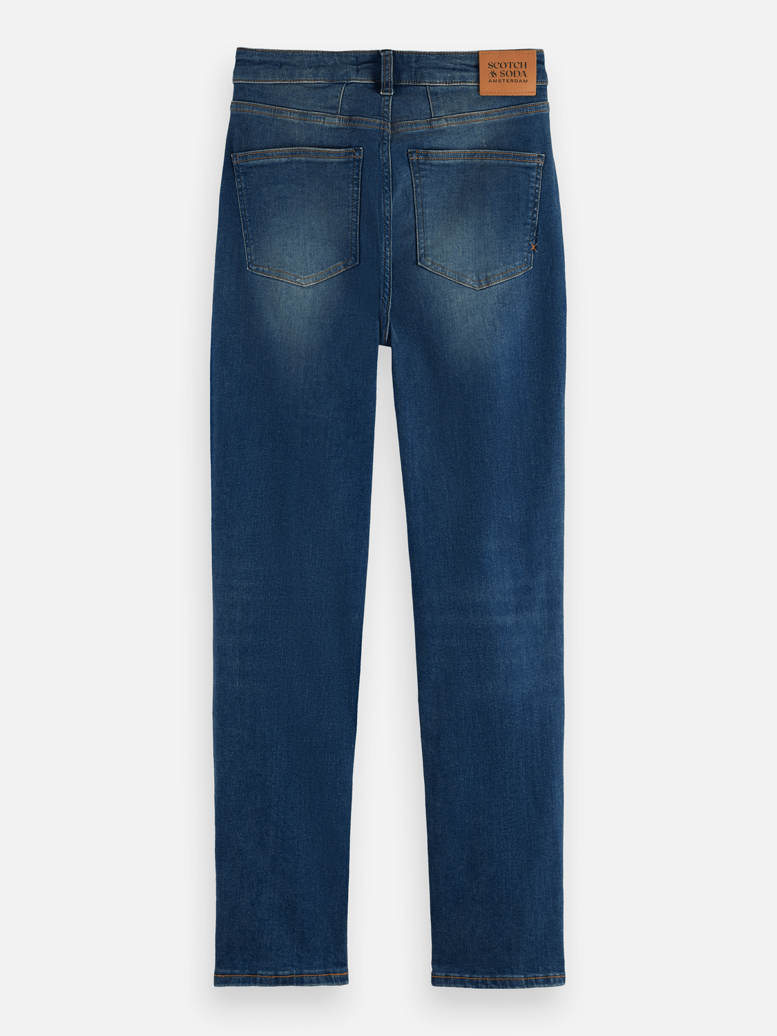 Core High Five Super Stretch Slim Jeans — Classic Blue - Scotch & Soda South Africa