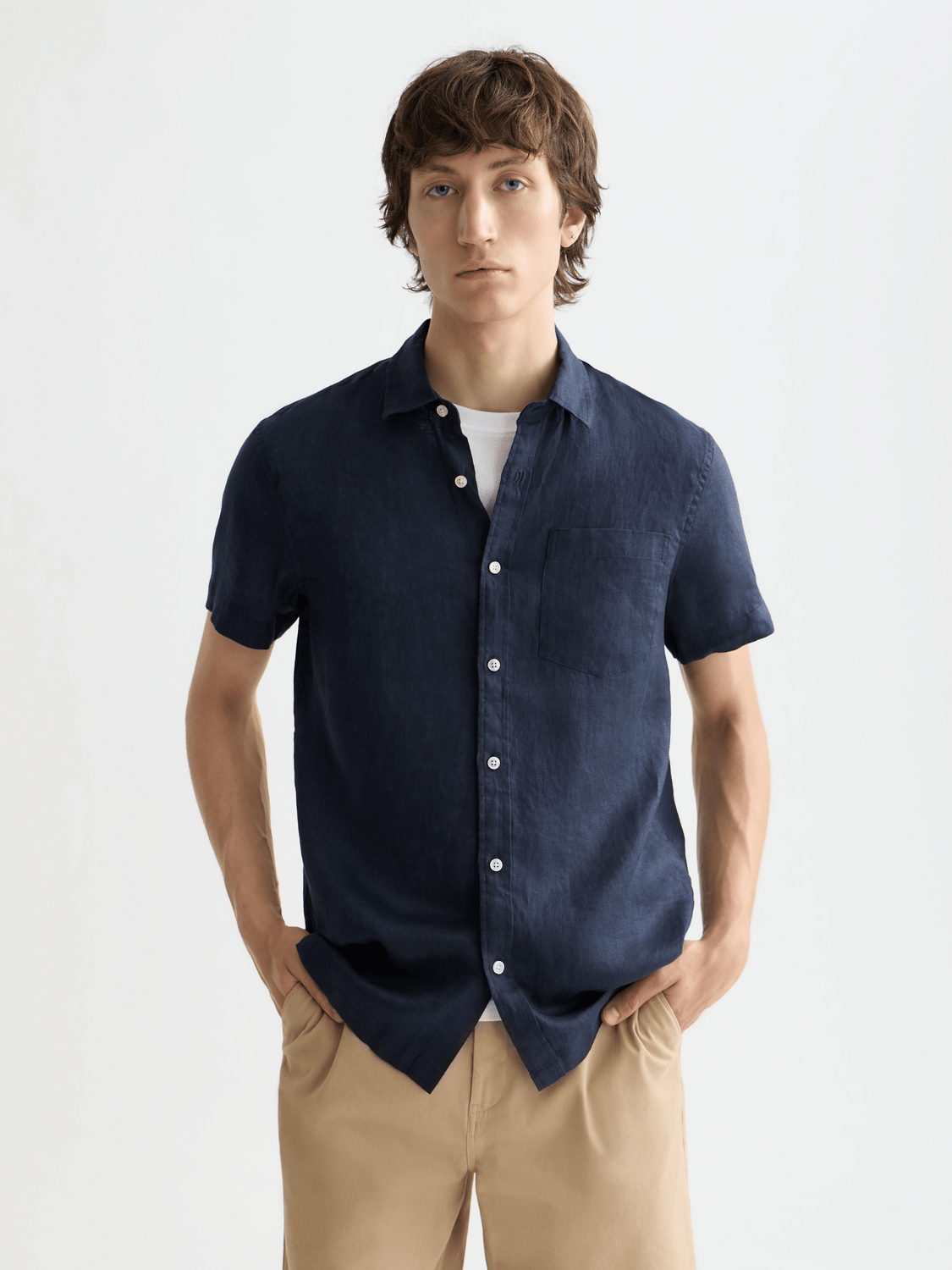 Core Linen Shirt - Scotch & Soda South Africa