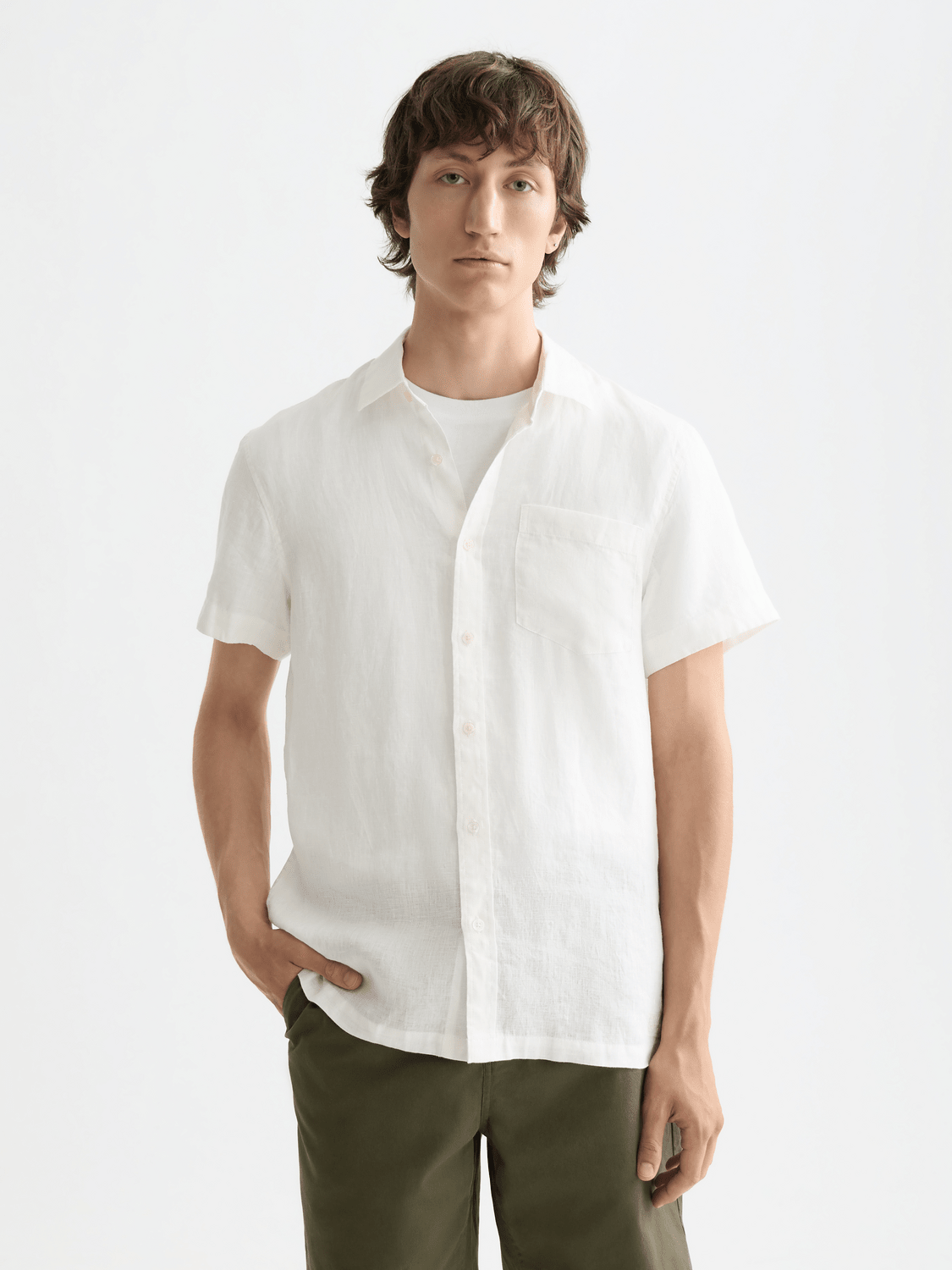Core Linen Shirt - Scotch & Soda South Africa