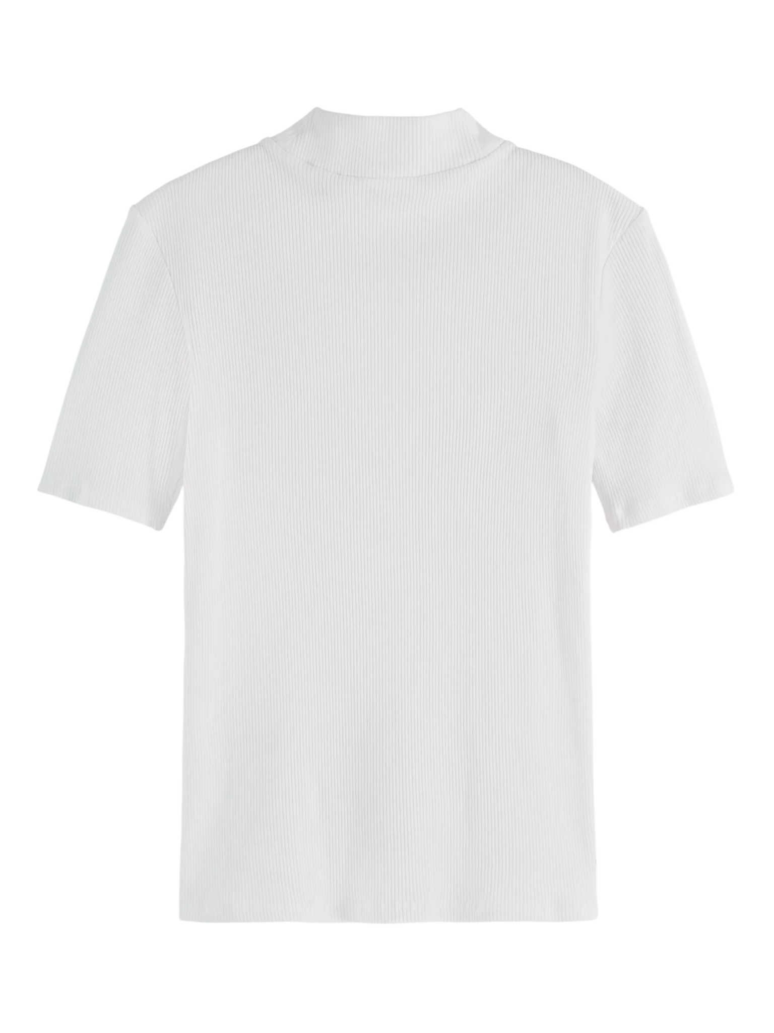 Core Mock Neck Rib T-Shirt - Scotch & Soda South Africa