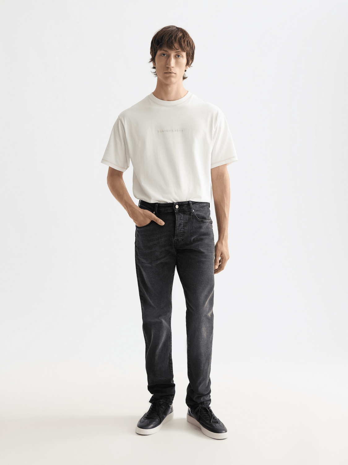 Core Ralston Slim Jeans — Black Night - Scotch & Soda South Africa
