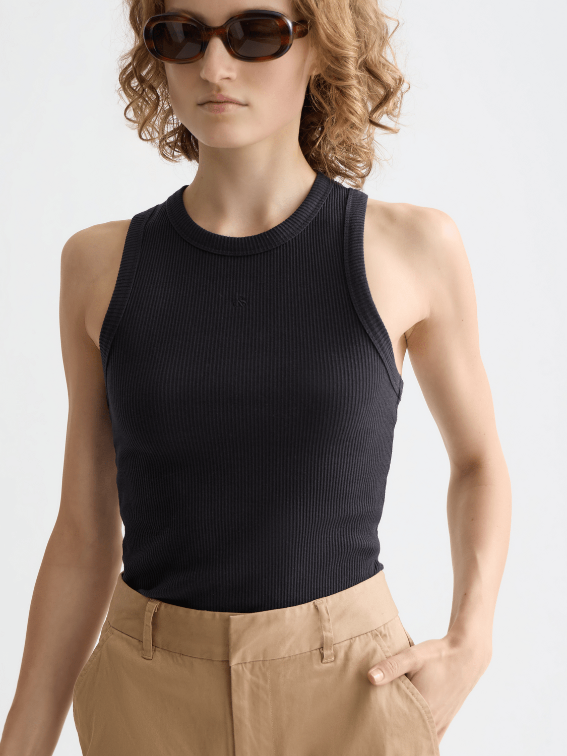 Core Rib Racer Tank - Scotch & Soda South Africa