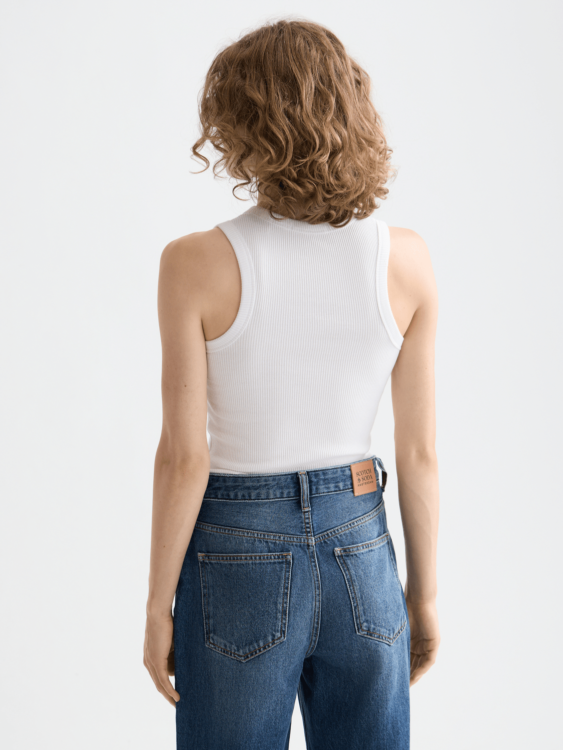 Core Rib Racer Tank - Scotch & Soda South Africa