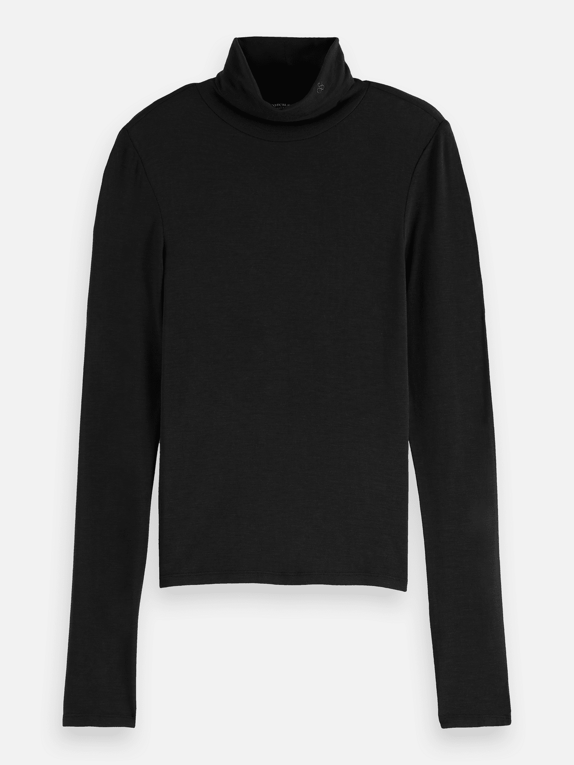Core Roll Up Neck Long Sleeve T-Shirt - Scotch & Soda South Africa