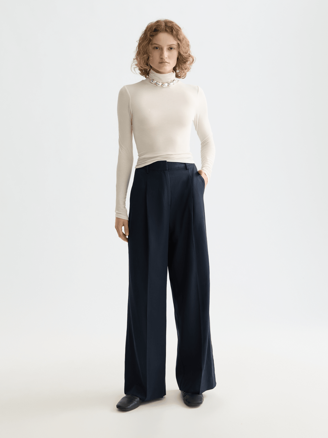 Core Roll Up Neck Long Sleeve T-Shirt - Scotch & Soda South Africa