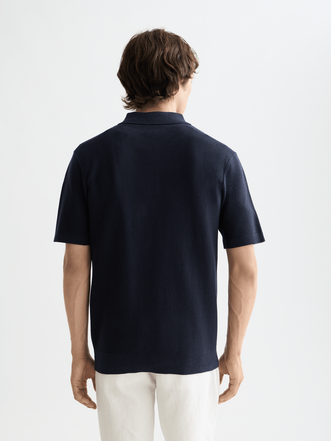 Core - Structured Knitted Regular-Fit Polo - Scotch & Soda South Africa