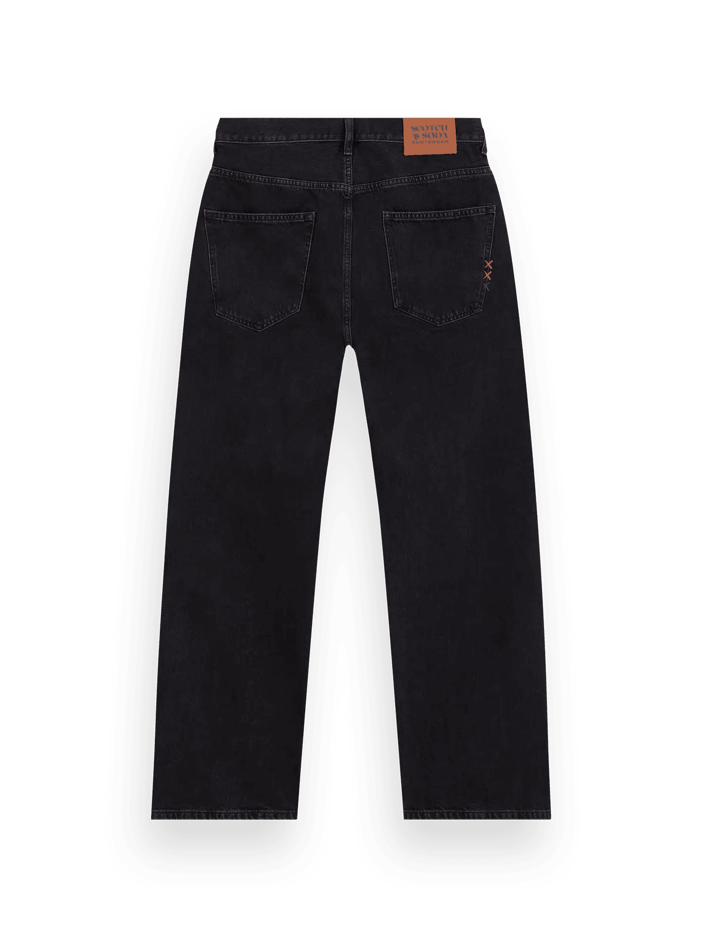 Core The Pitch Loose Fit Jeans - Black Buzz - Scotch & Soda South Africa