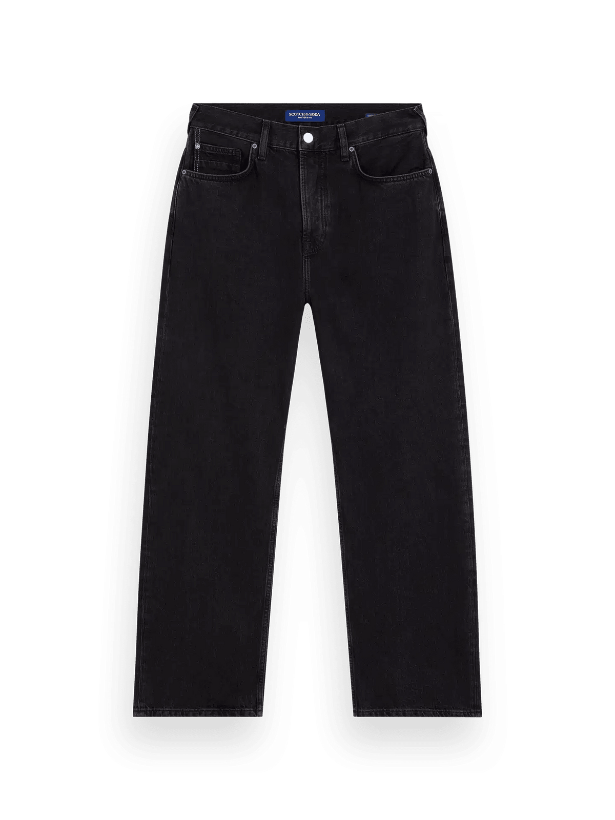 Core The Pitch Loose Fit Jeans - Black Buzz - Scotch & Soda South Africa
