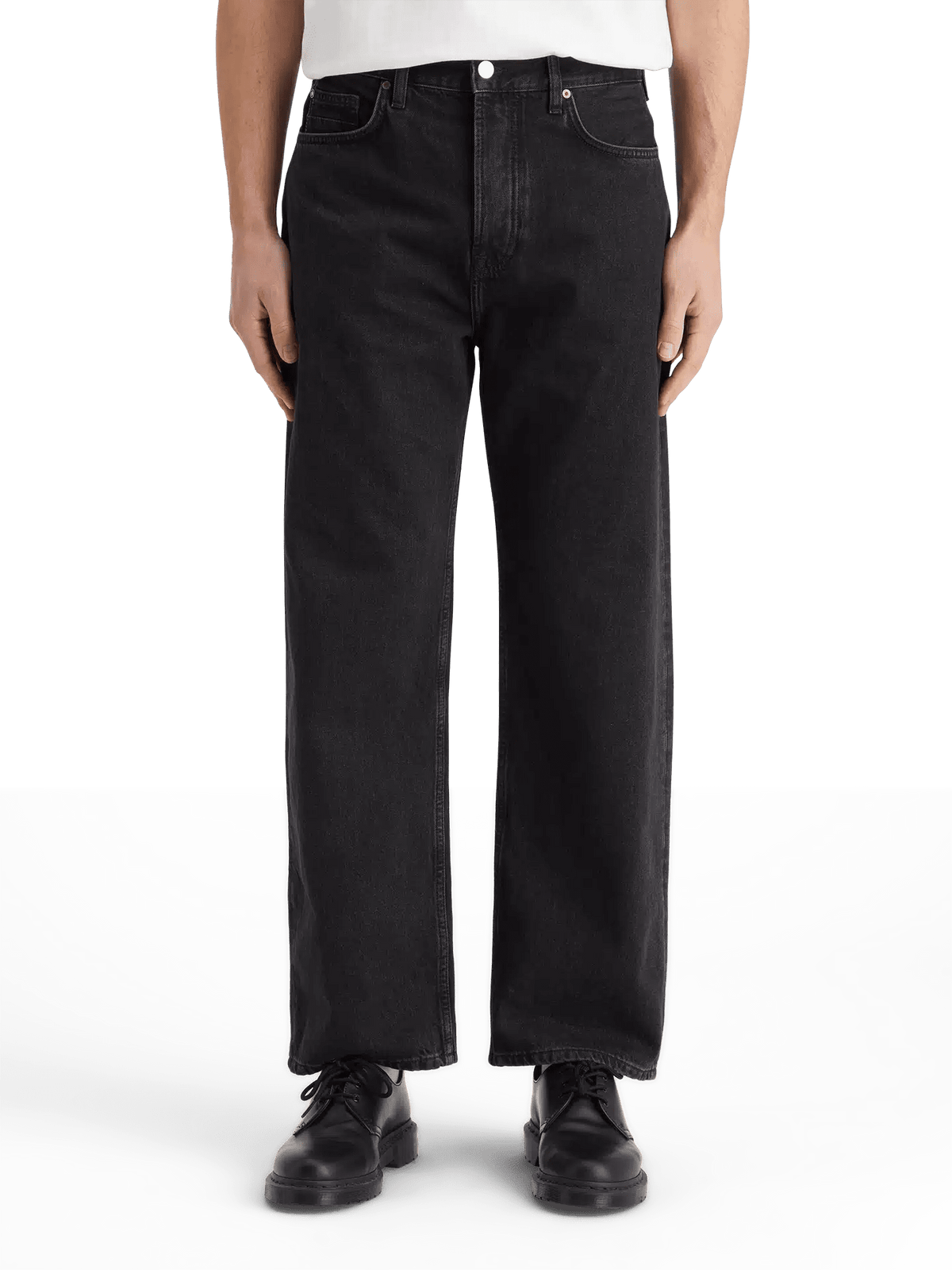 Core The Pitch Loose Fit Jeans - Black Buzz - Scotch & Soda South Africa