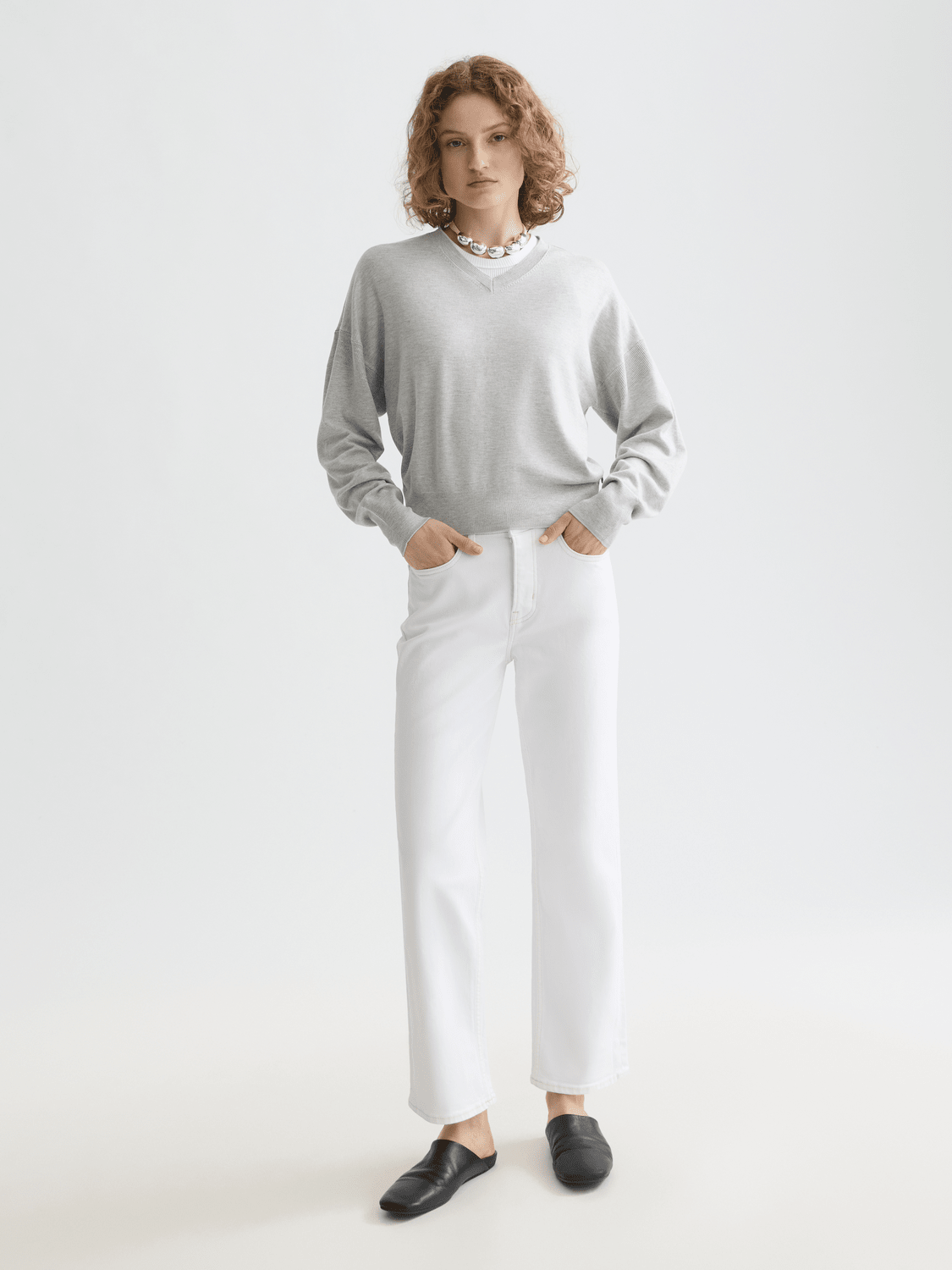 Core The Sky Straight Jeans — Cool White - Scotch & Soda South Africa