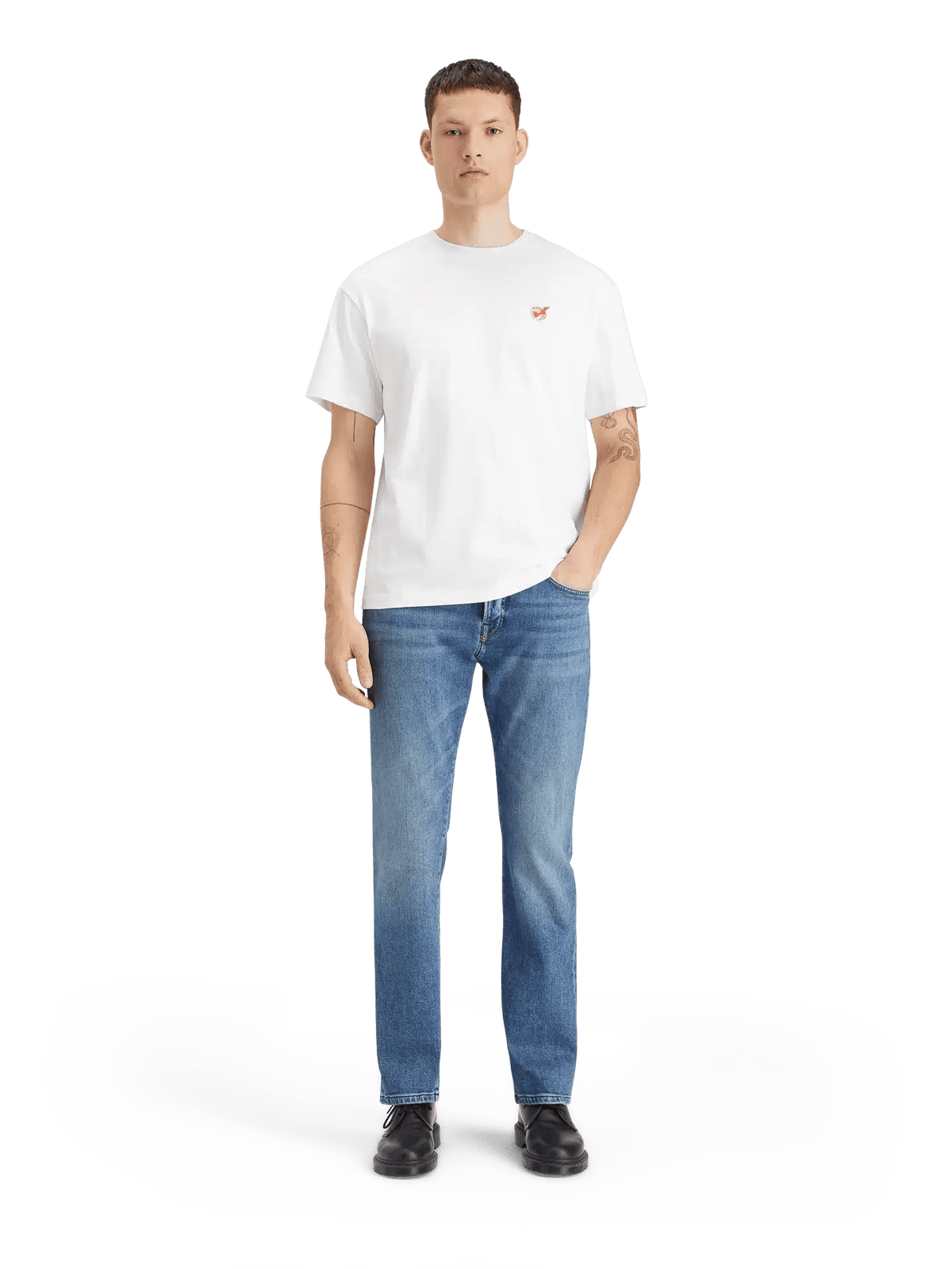 Core The Zee Straight Fit Jeans - Blue Moves - Scotch & Soda South Africa