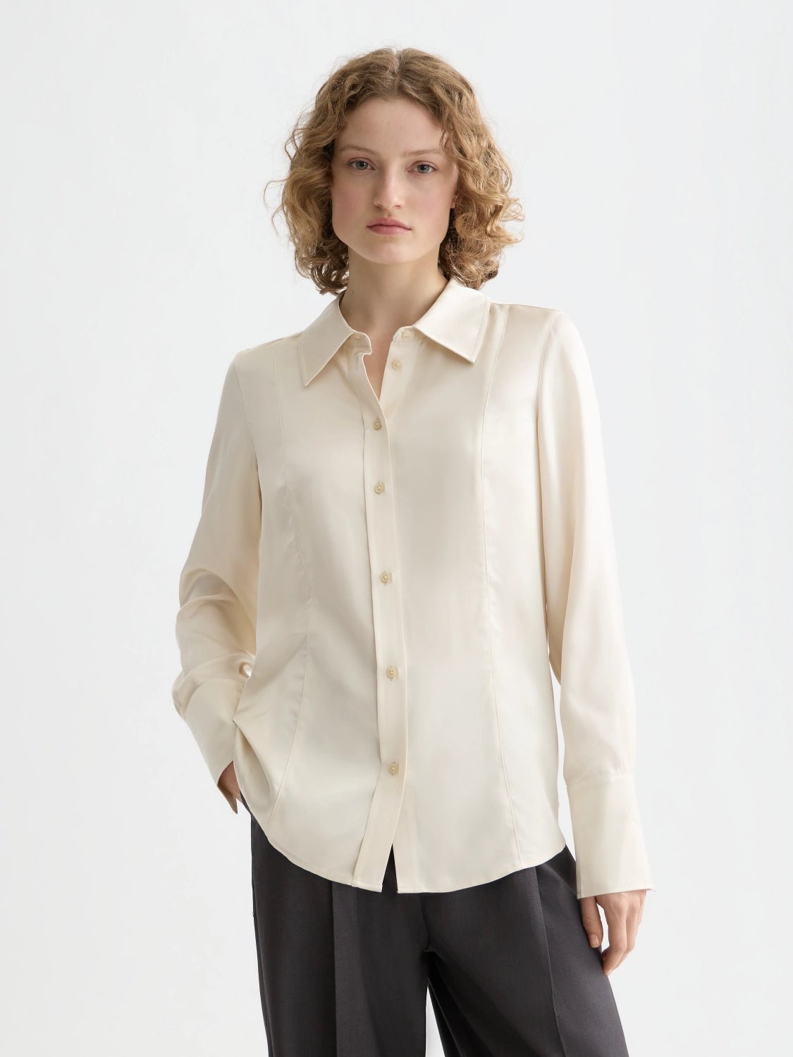 Core Viscose Satin Shirt - Scotch & Soda South Africa