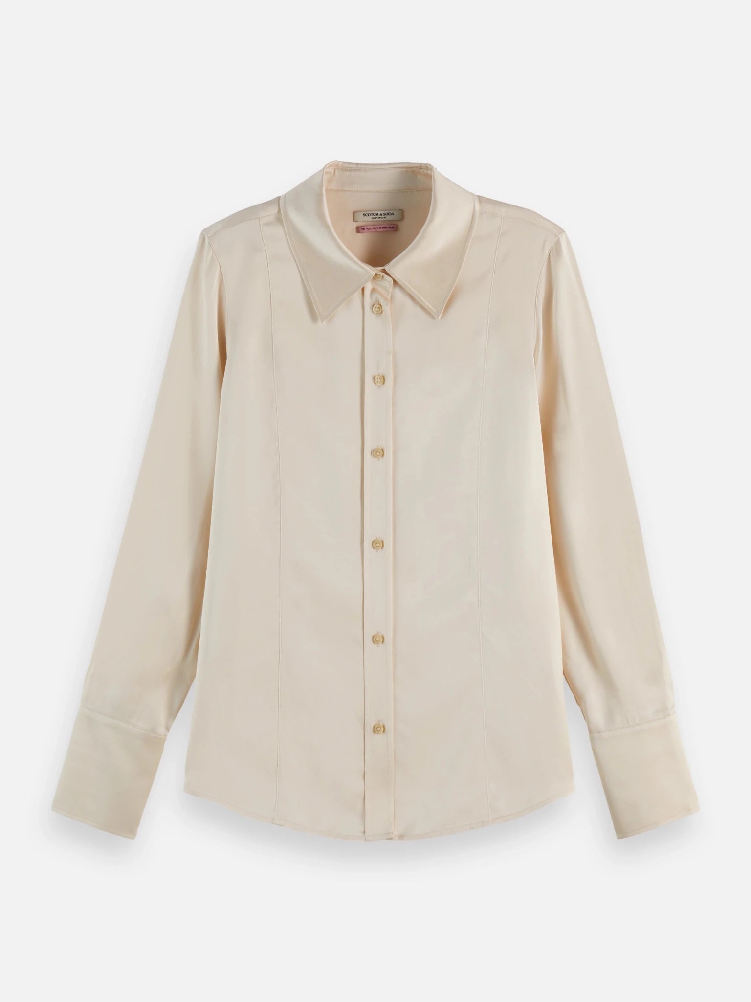 Core Viscose Satin Shirt - Scotch & Soda South Africa