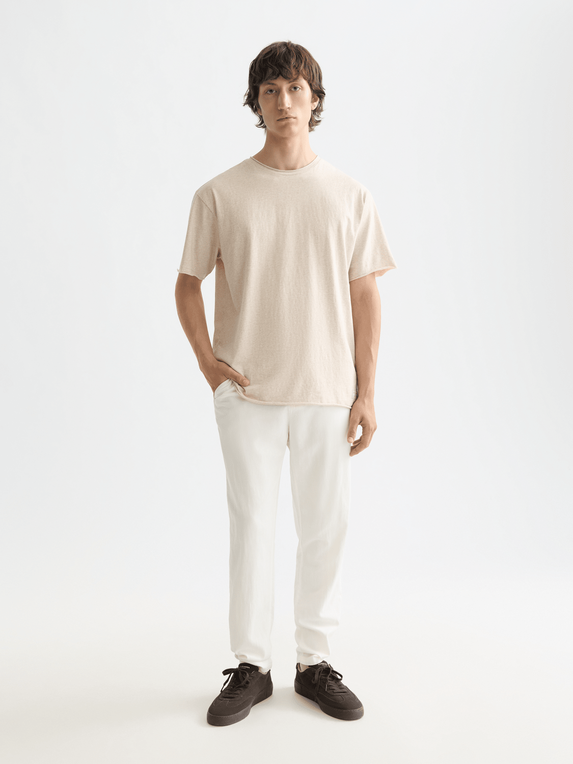 Core - Warren - Cotton/ Linen Twill Jogger - Scotch & Soda South Africa