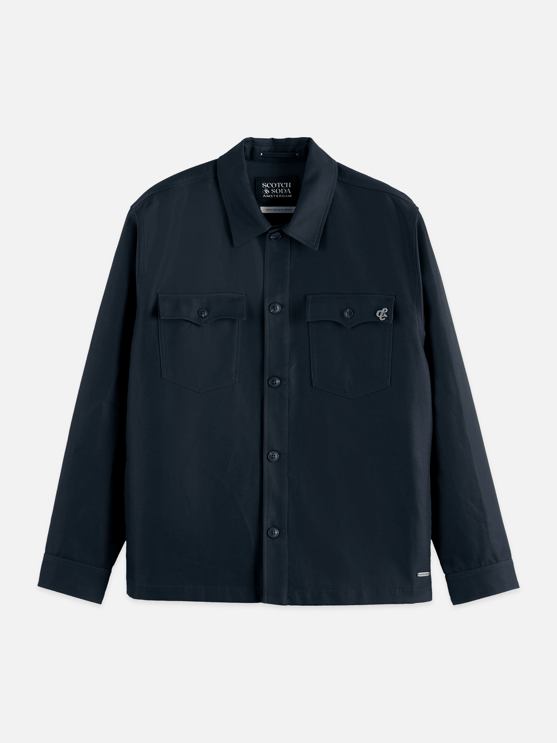 Cotton-Blend Twill Relaxed-Fit Overshirt - Scotch & Soda South Africa