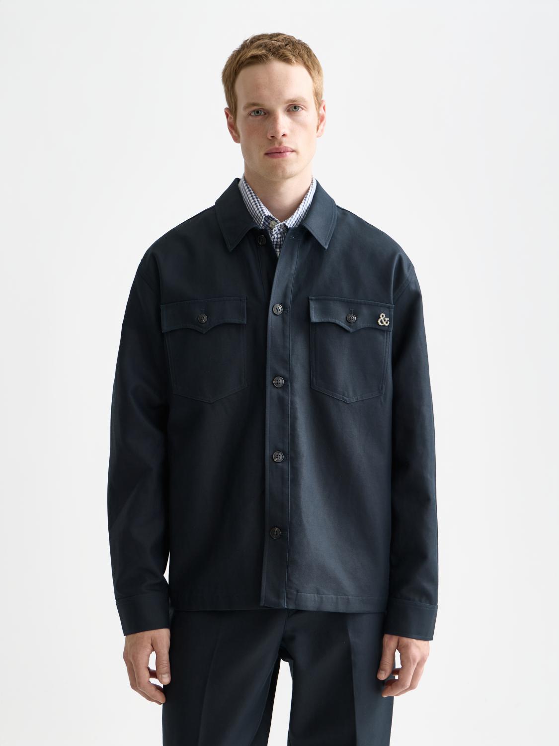 Cotton-Blend Twill Relaxed-Fit Overshirt - Scotch & Soda South Africa