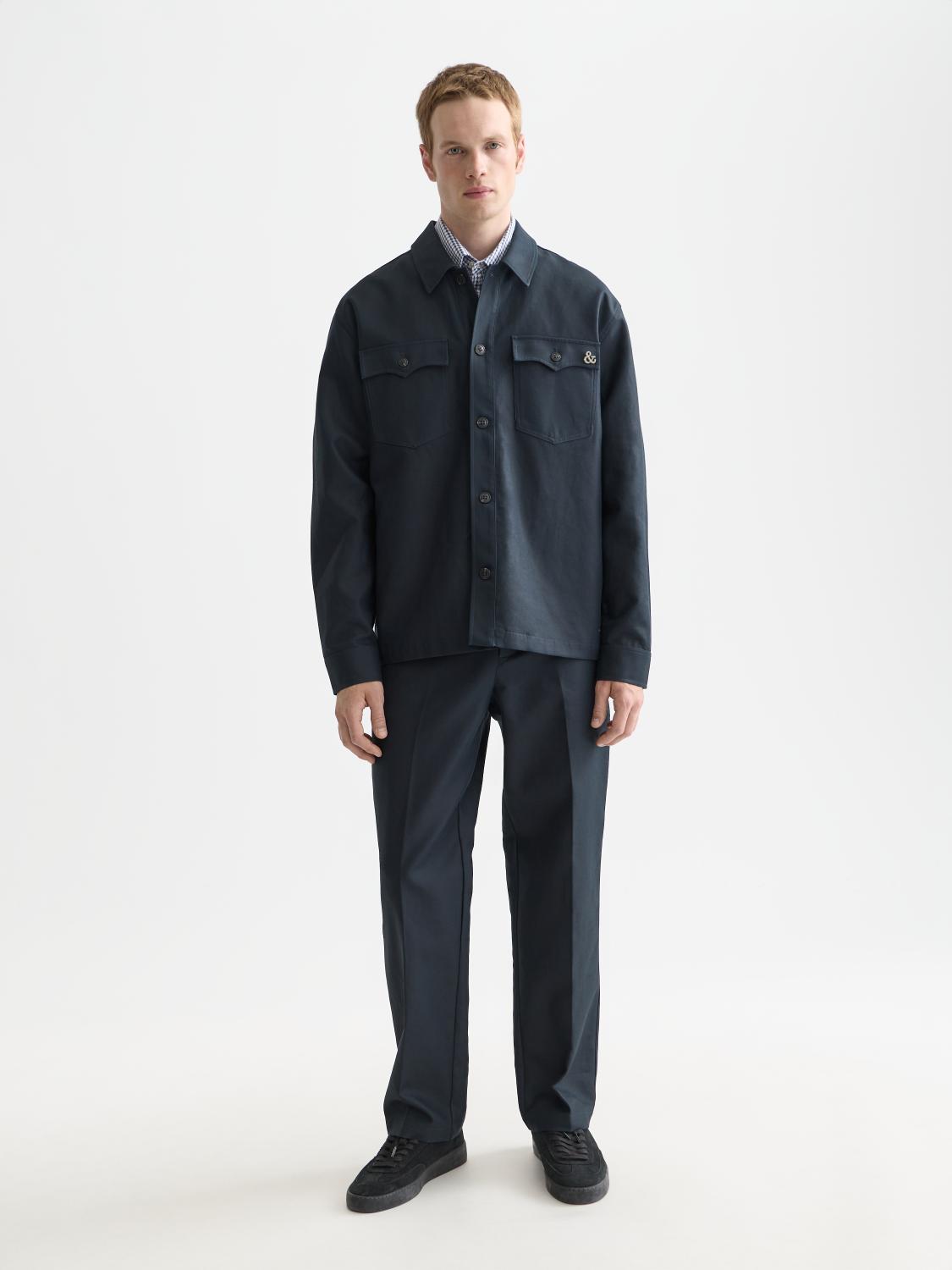Cotton-Blend Twill Relaxed-Fit Overshirt - Scotch & Soda South Africa