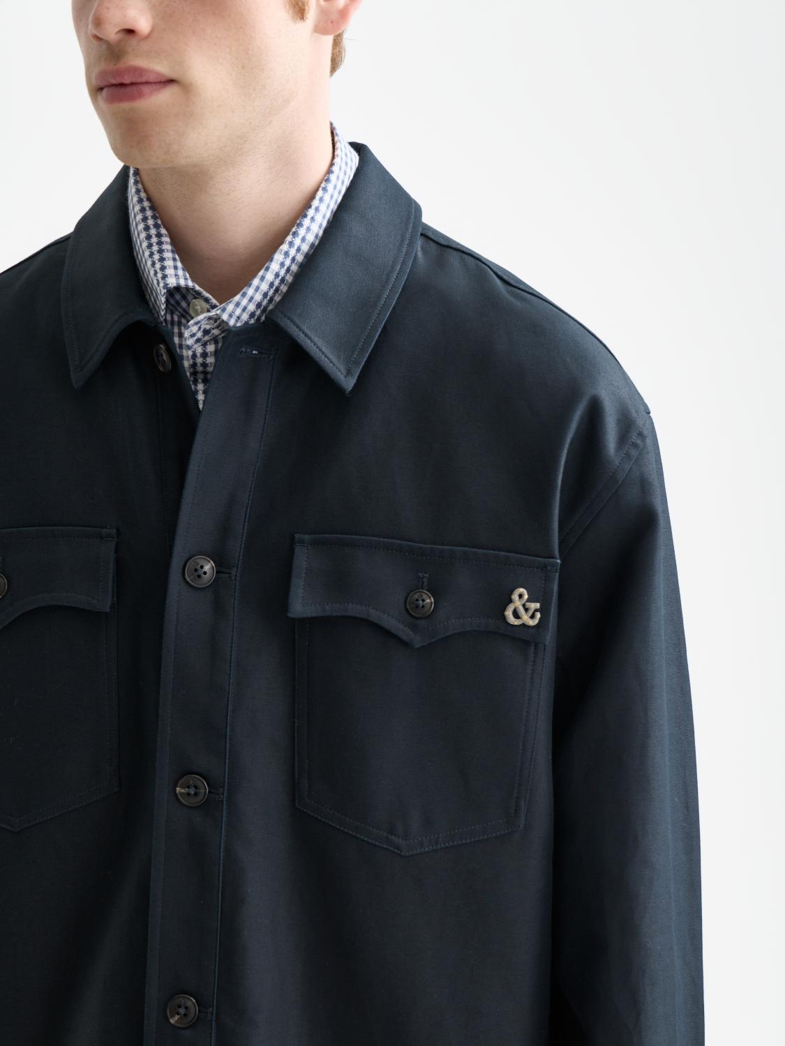 Cotton-Blend Twill Relaxed-Fit Overshirt - Scotch & Soda South Africa