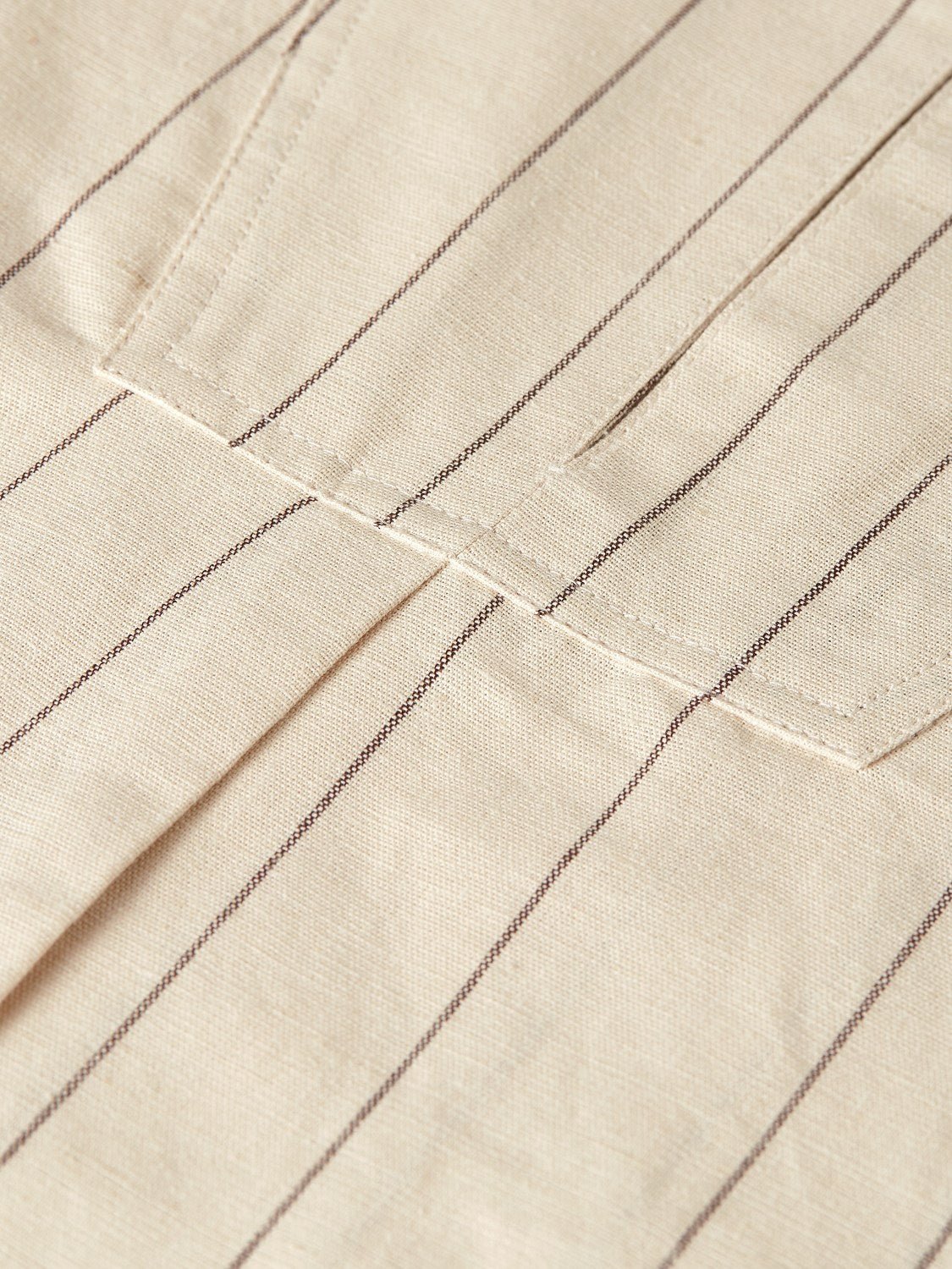 Cotton Linen Bib Shirt - Scotch & Soda South Africa