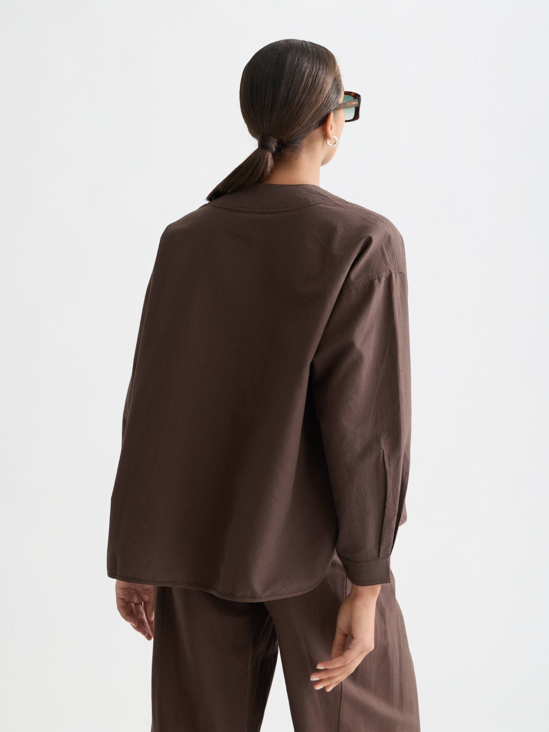 Cotton Linen Bib Shirt - Scotch & Soda South Africa