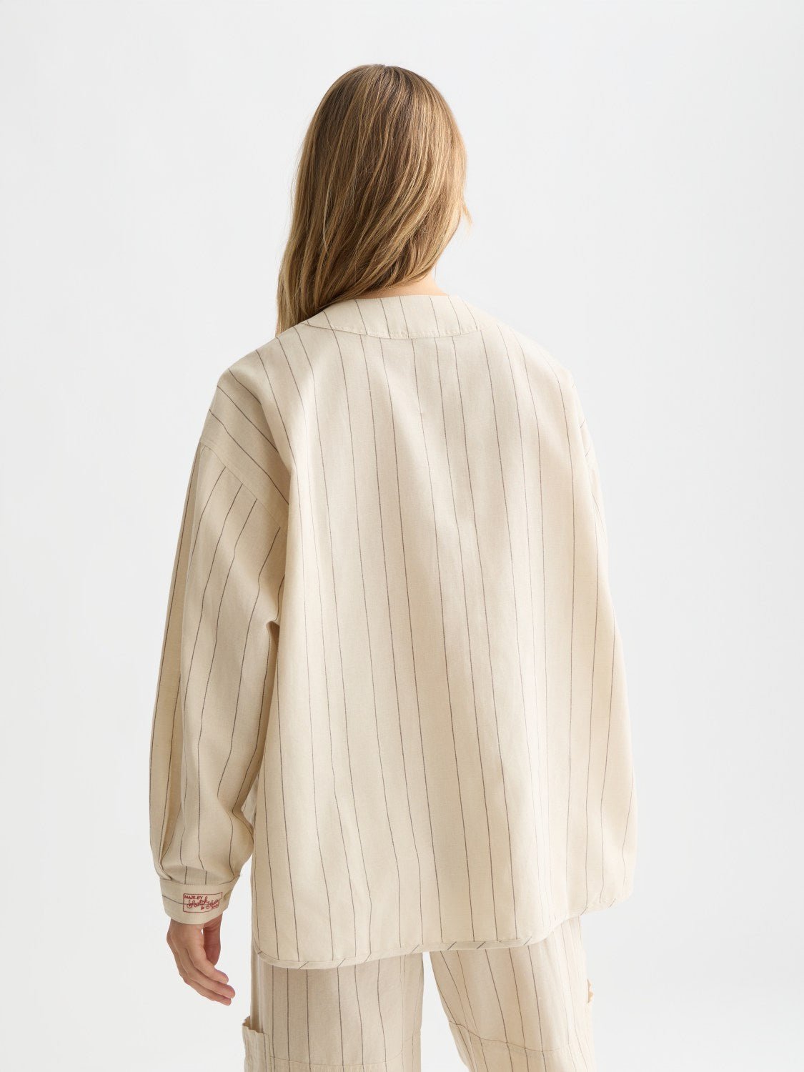Cotton Linen Bib Shirt - Scotch & Soda South Africa