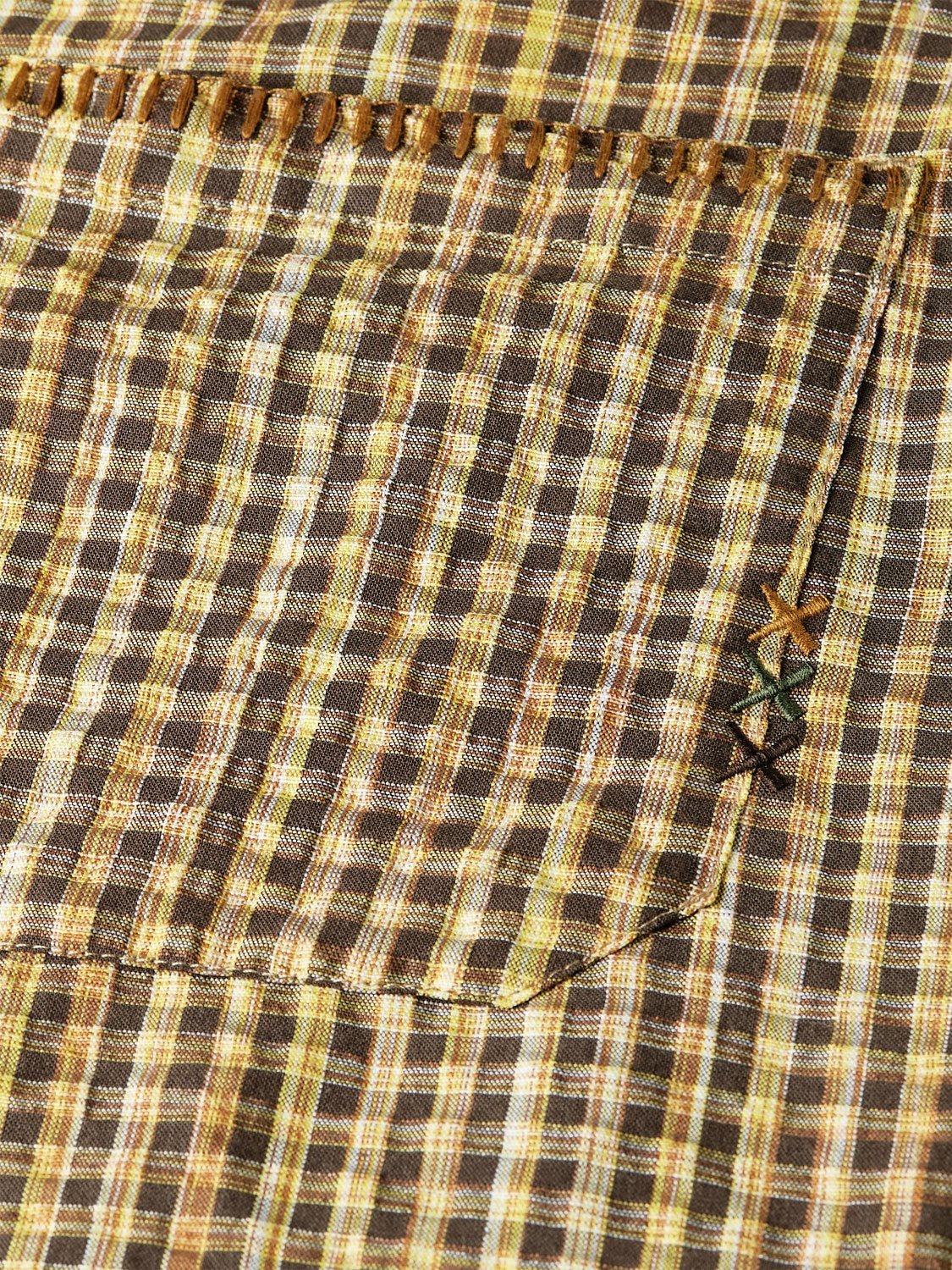 Cotton Seersucker Widefit Bermuda Shorts - Scotch & Soda South Africa
