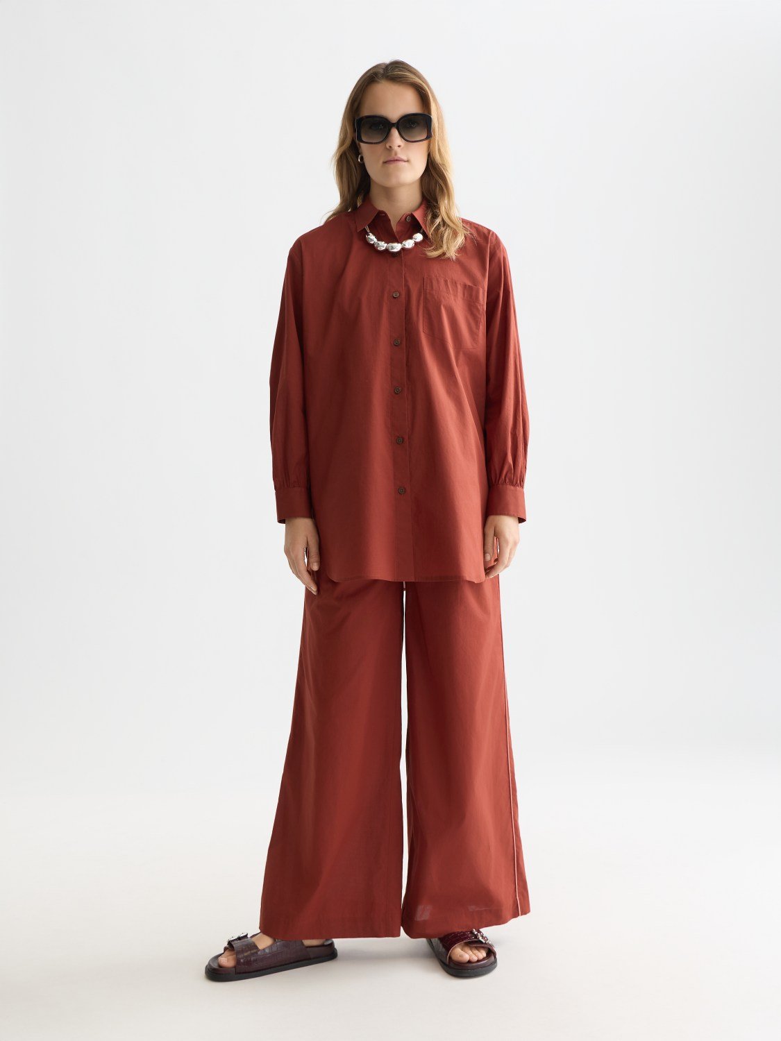 Cotton Voile Oversized Shirt - Scotch & Soda South Africa