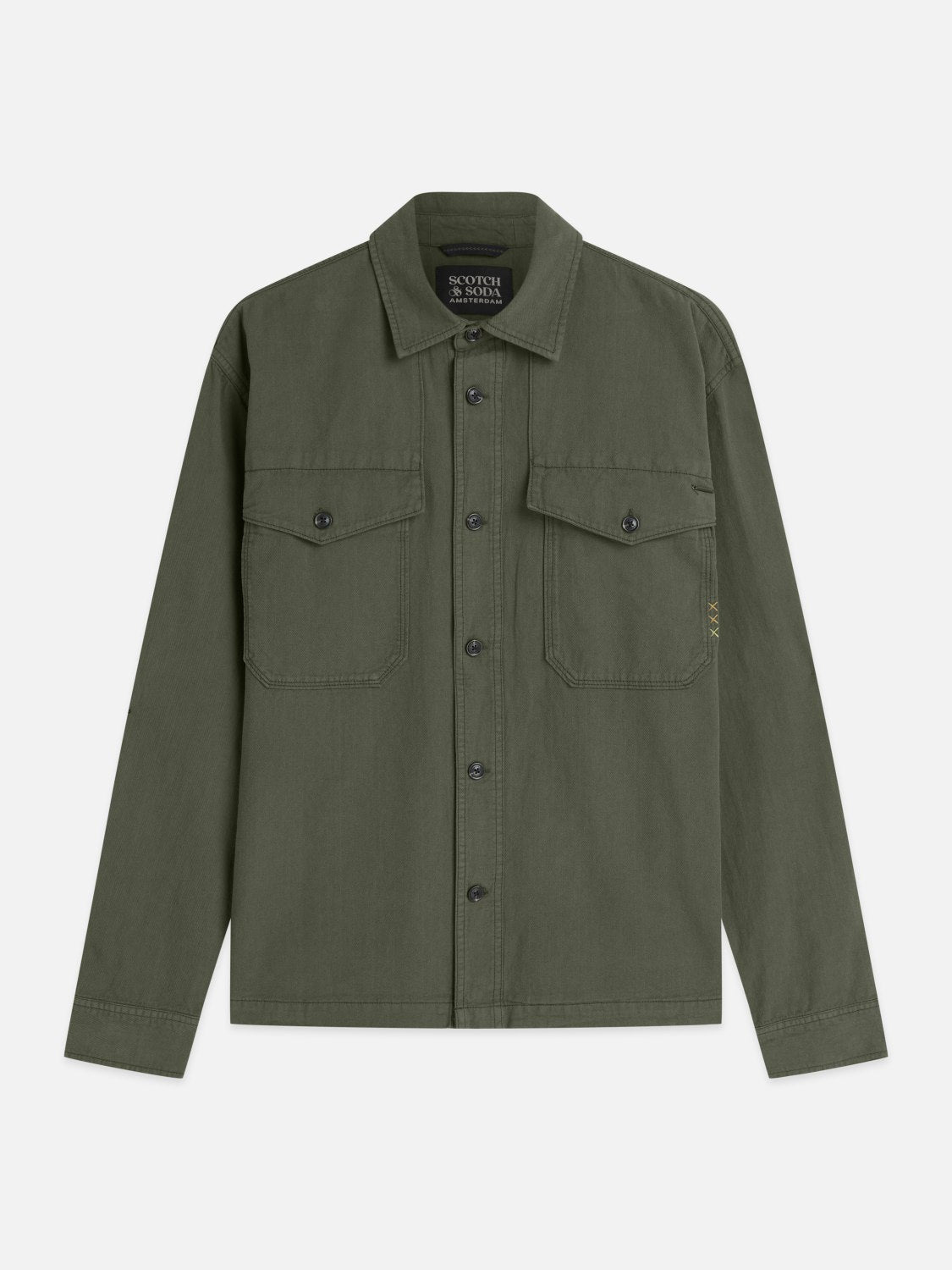 Cottonlinen Overshirt - Scotch & Soda South Africa