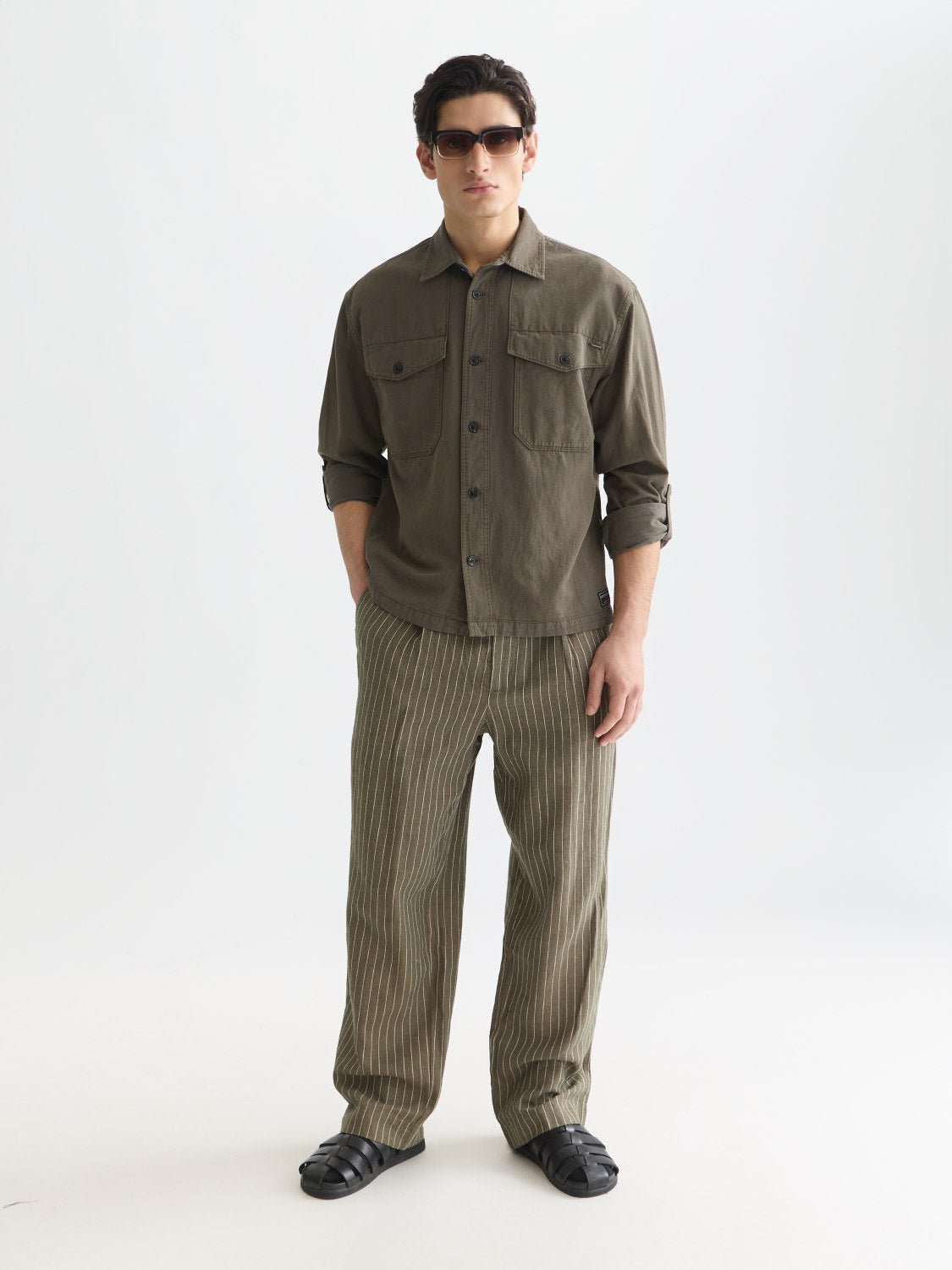 Cottonlinen Overshirt - Scotch & Soda South Africa