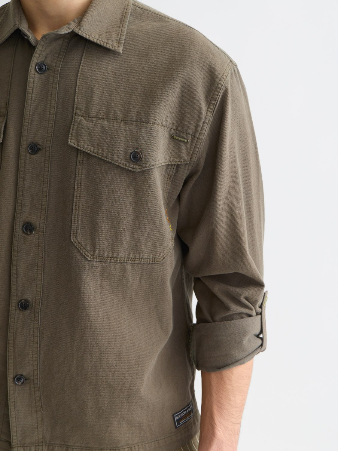 Cottonlinen Overshirt - Scotch & Soda South Africa