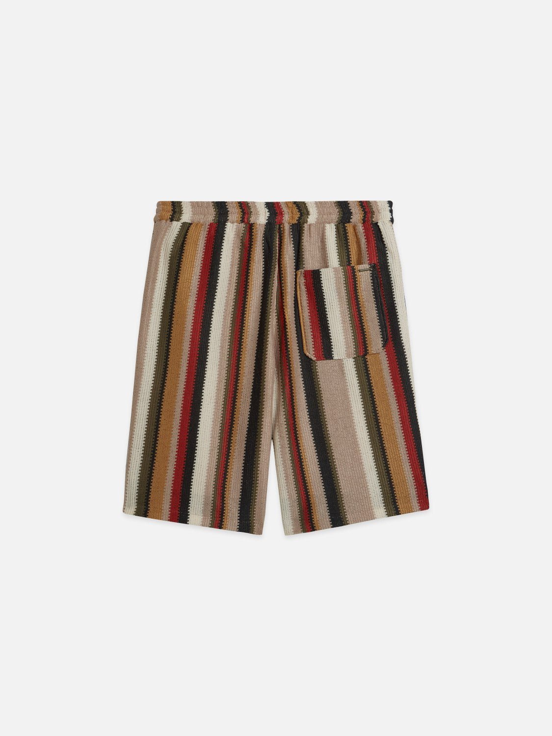 Crochet Multicolor Stripe Relaxedfit Bermuda Shorts - Scotch & Soda South Africa