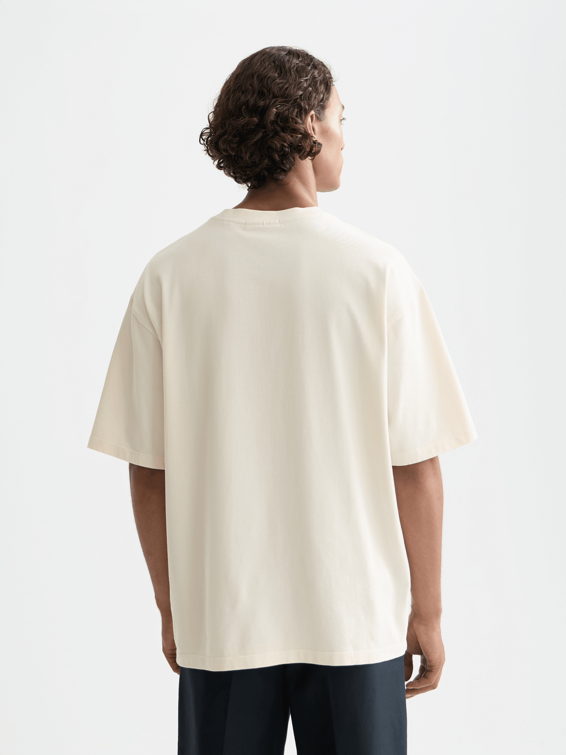 Cross-Stitched Front Artwork Loose-Fit T-Shirt - Scotch & Soda South Africa