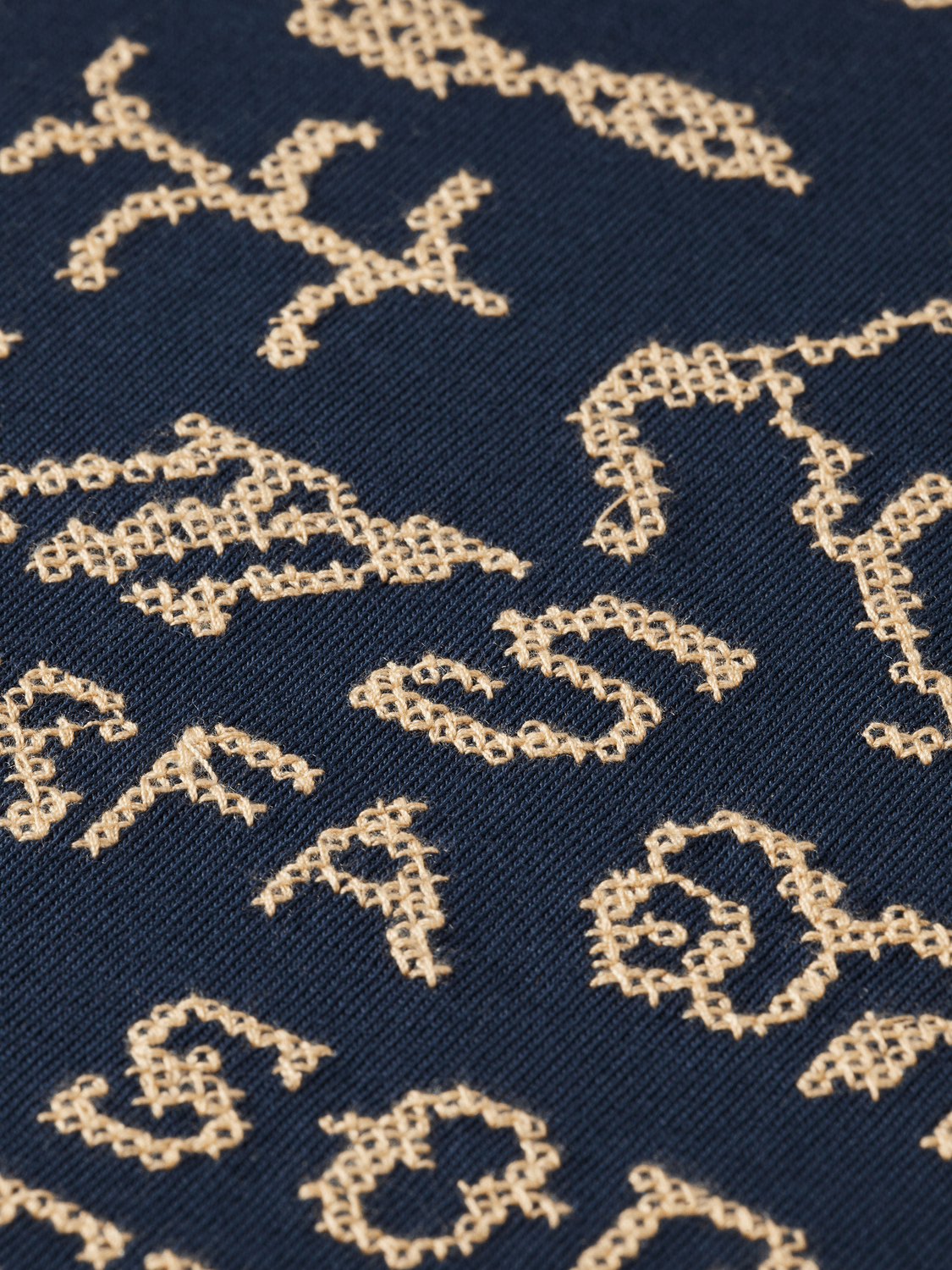 Cross-Stitched Front Artwork Loose-Fit T-Shirt - Scotch & Soda South Africa