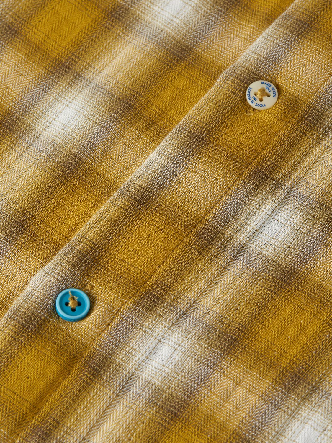 Double Cloth Check Relaxedfit Shirt - Scotch & Soda South Africa