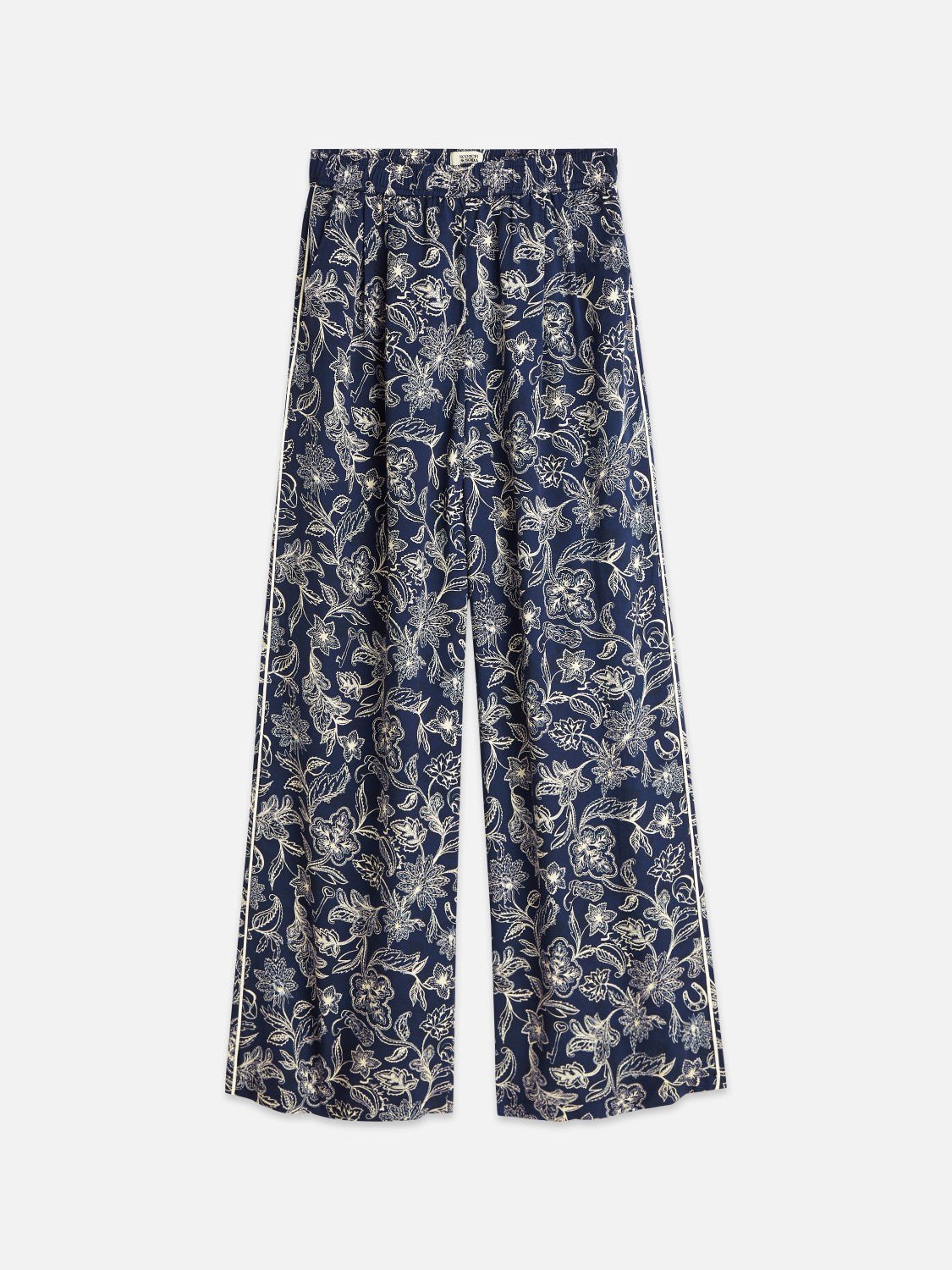 Eleni - All Over Printed High Rise Wide Leg Pull On Pants - Scotch & Soda South Africa