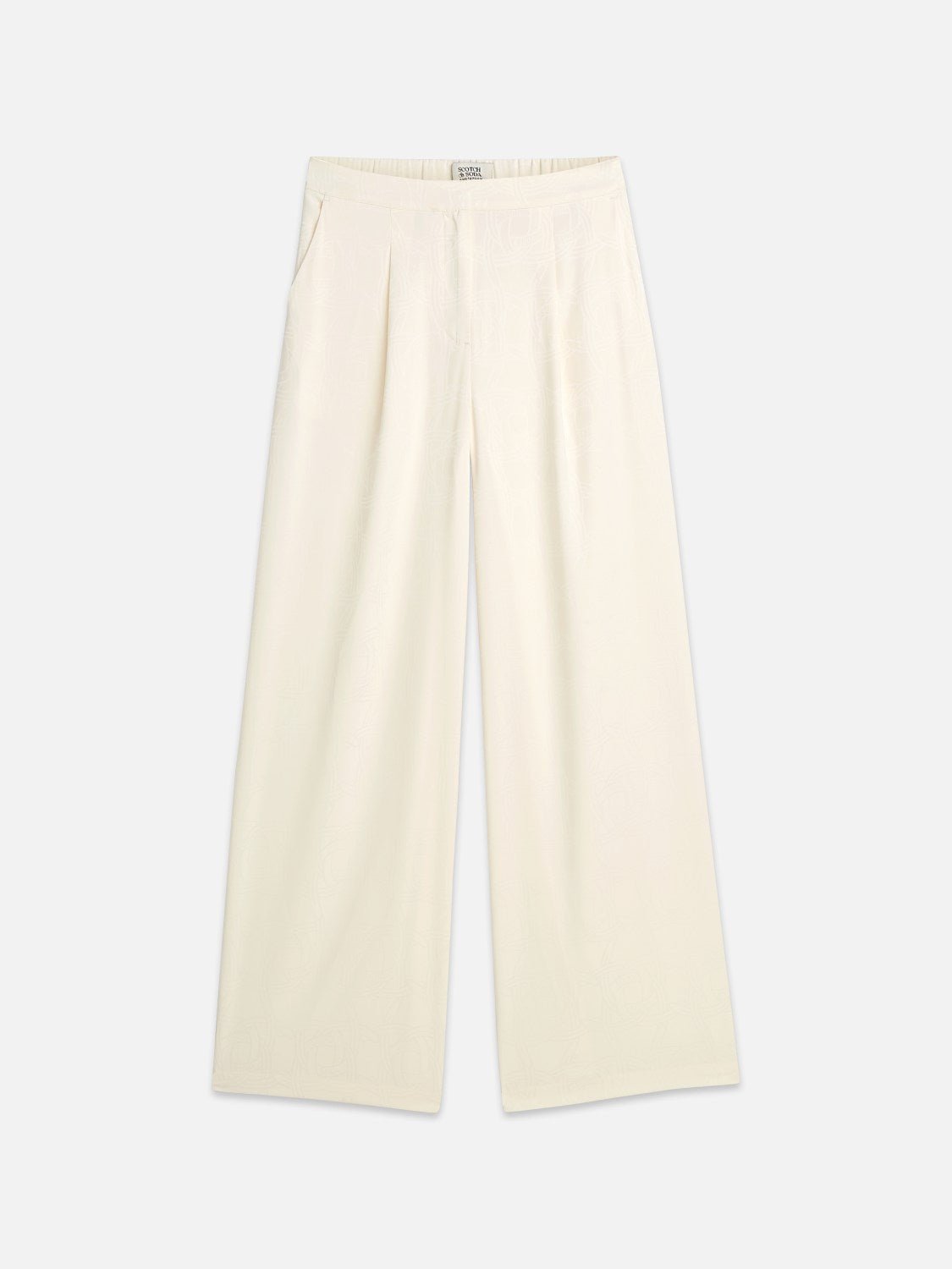 Eleni - Jaquard High Rise Wide Leg Pyjama Pants - Scotch & Soda South Africa
