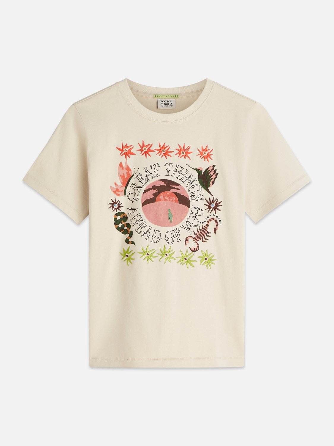 Embroidered Artwork Regular-Fit T-Shirt - Scotch & Soda South Africa