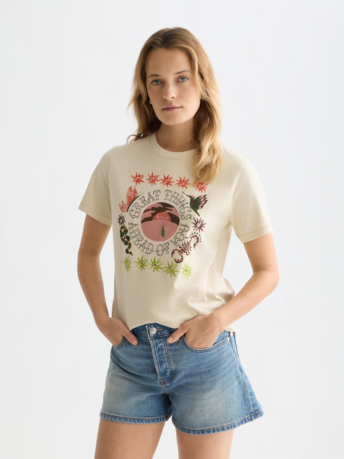 Embroidered Artwork Regular-Fit T-Shirt - Scotch & Soda South Africa