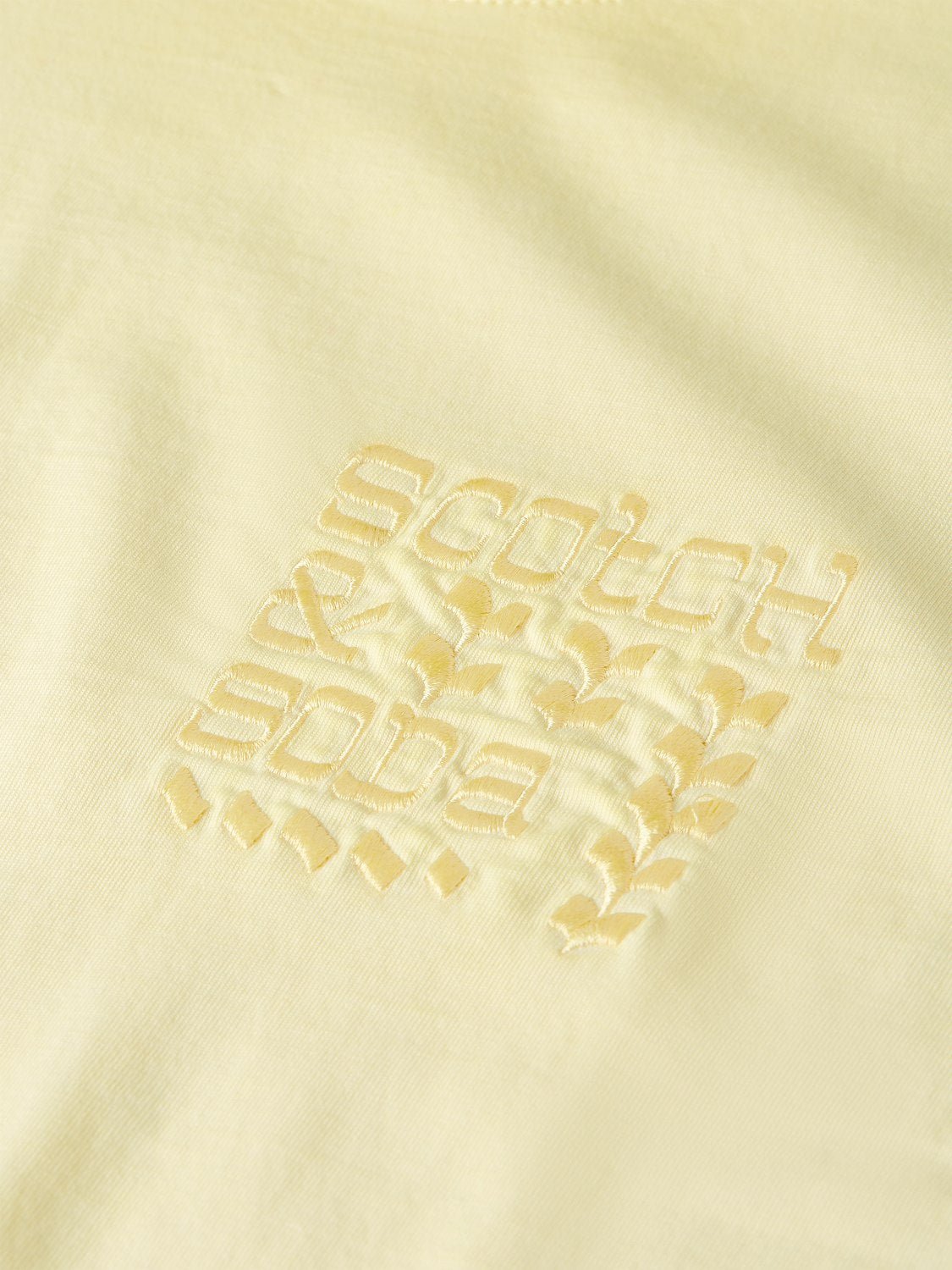 Embroidered Artwork Relaxedfit Garmentdyed Tshirt - Scotch & Soda South Africa
