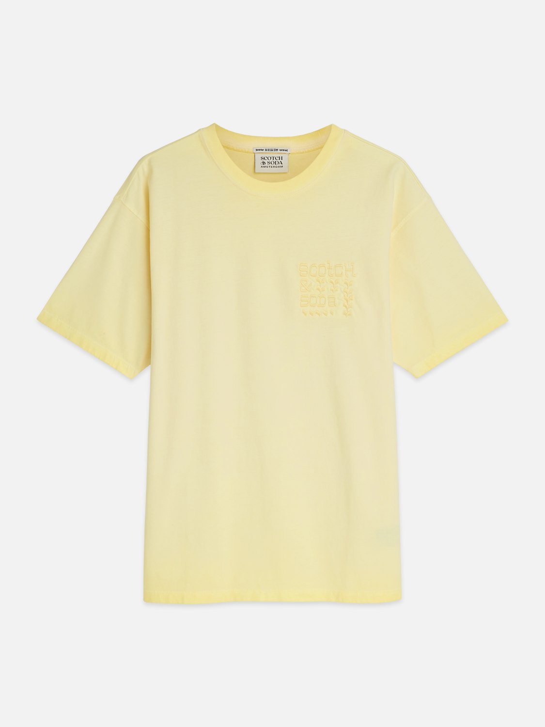 Embroidered Artwork Relaxedfit Garmentdyed Tshirt - Scotch & Soda South Africa