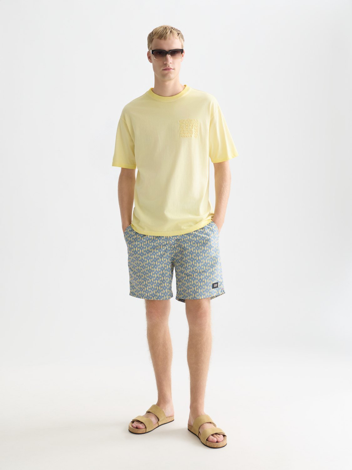 Embroidered Artwork Relaxedfit Garmentdyed Tshirt - Scotch & Soda South Africa