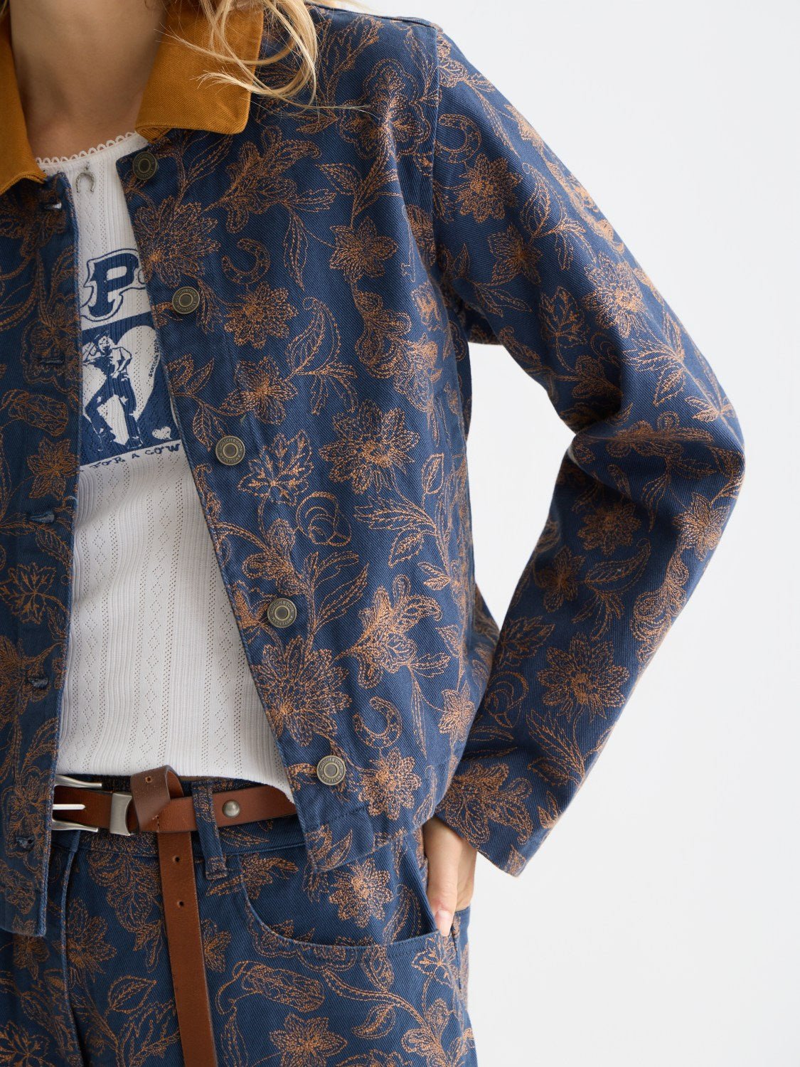 Embroidered Cotton Jacket - Scotch & Soda South Africa