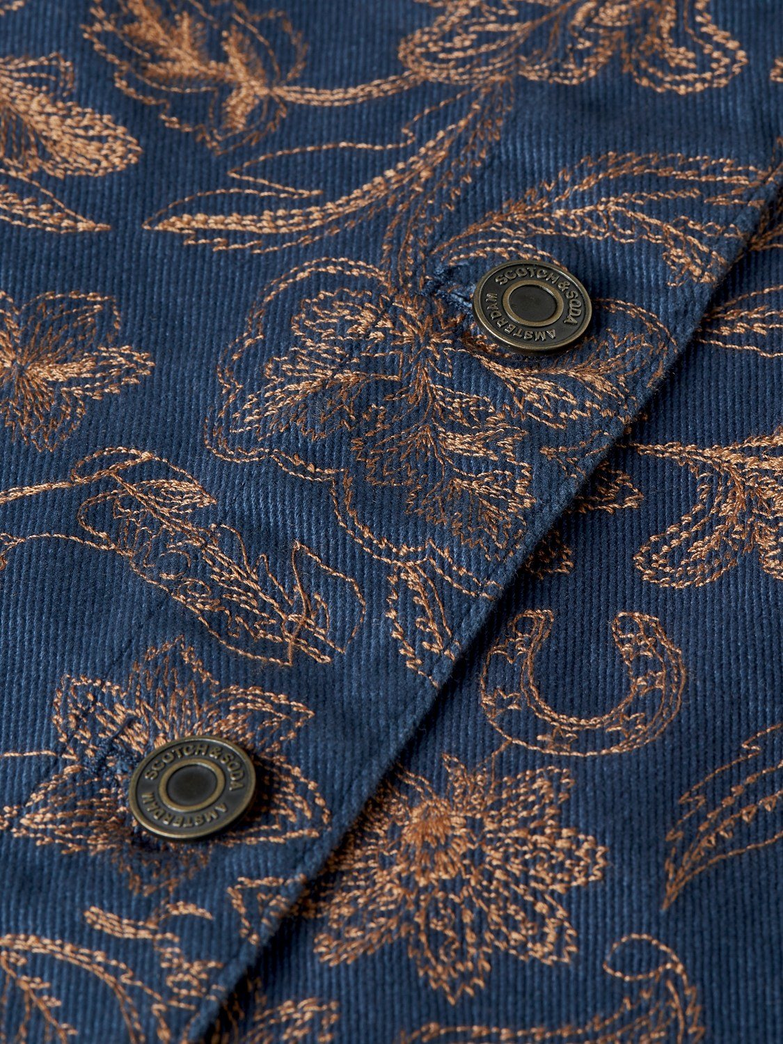 Embroidered Cotton Jacket - Scotch & Soda South Africa